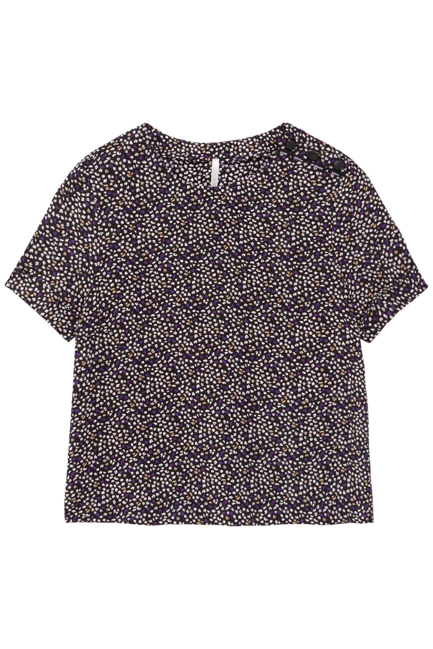 BLACK TOP WITH MICRO FLORAL-LEOPARD PRINT 3