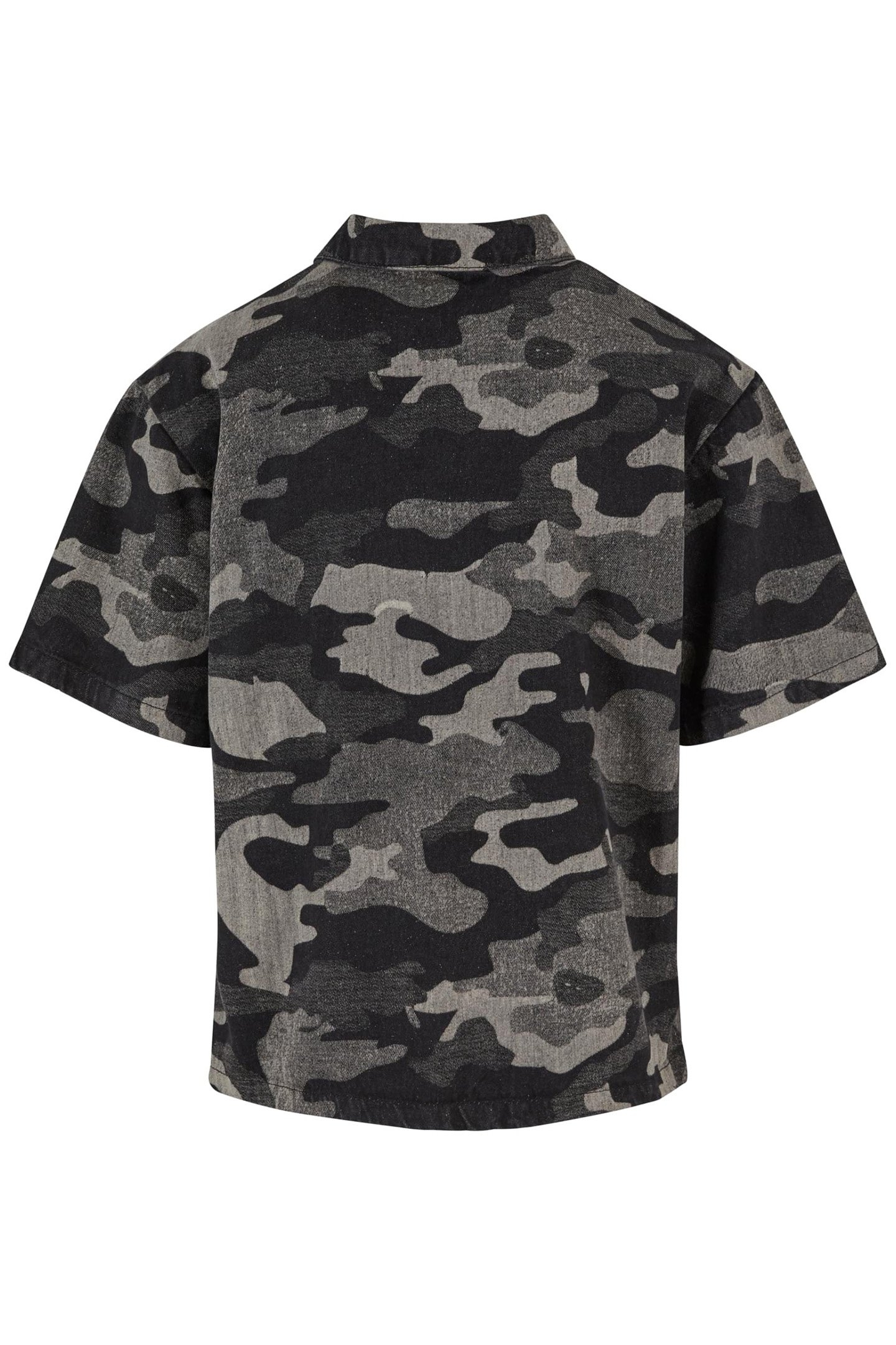 LASER CAMO PRINTED BOXY SHIRT BLACKLASERCAMO 2