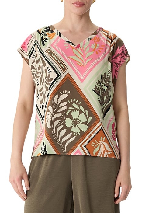 COMMA BLOUSES LILAC/PINK 1