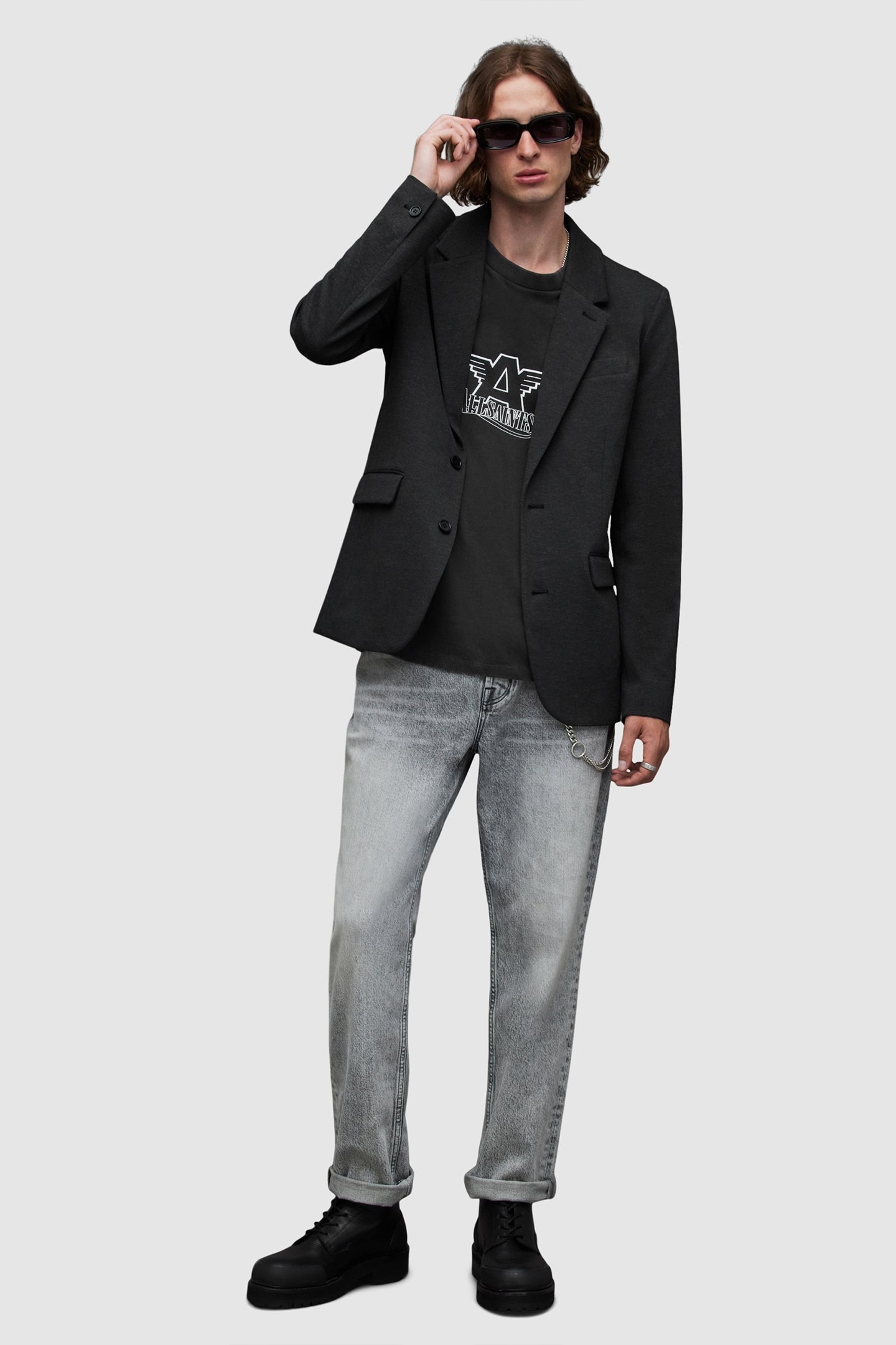 HELM BLAZER CHARCOAL MARL 3