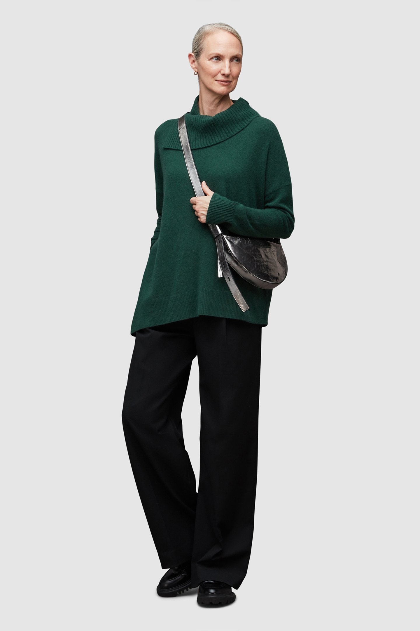 WHITBY CASH JUMPER BOTTLE GREEN 4