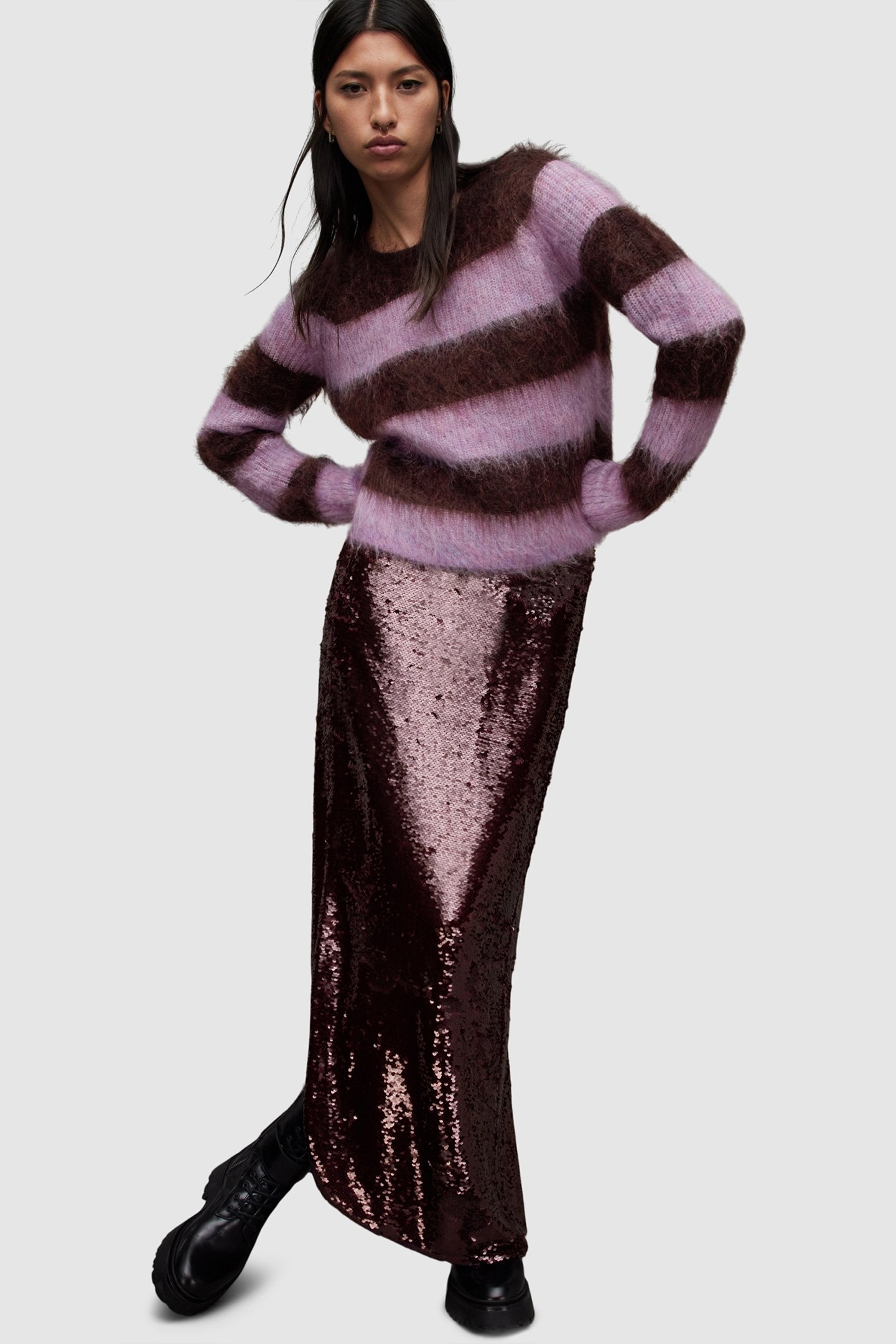 OPAL SPARKLE SKIRT ROYAL RED 5