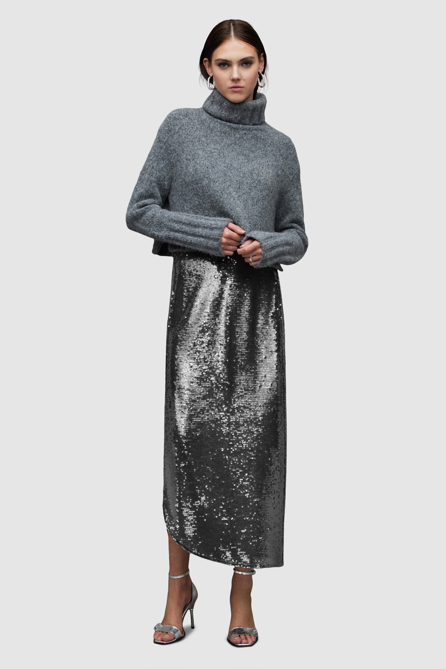 OPAL SPARKLE SKIRT CITY SMOKE GREY 2