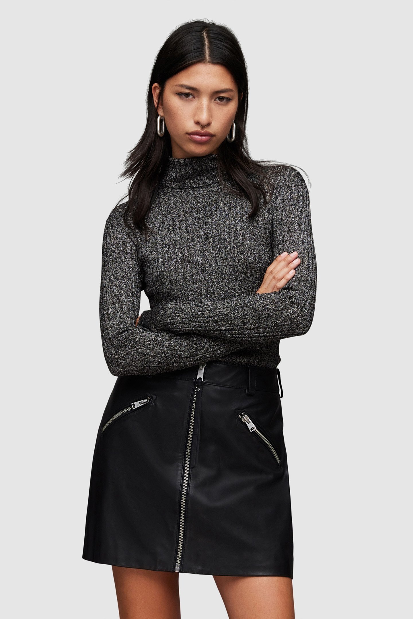 JULIETTE JUMPER BLACK/SILVER 1