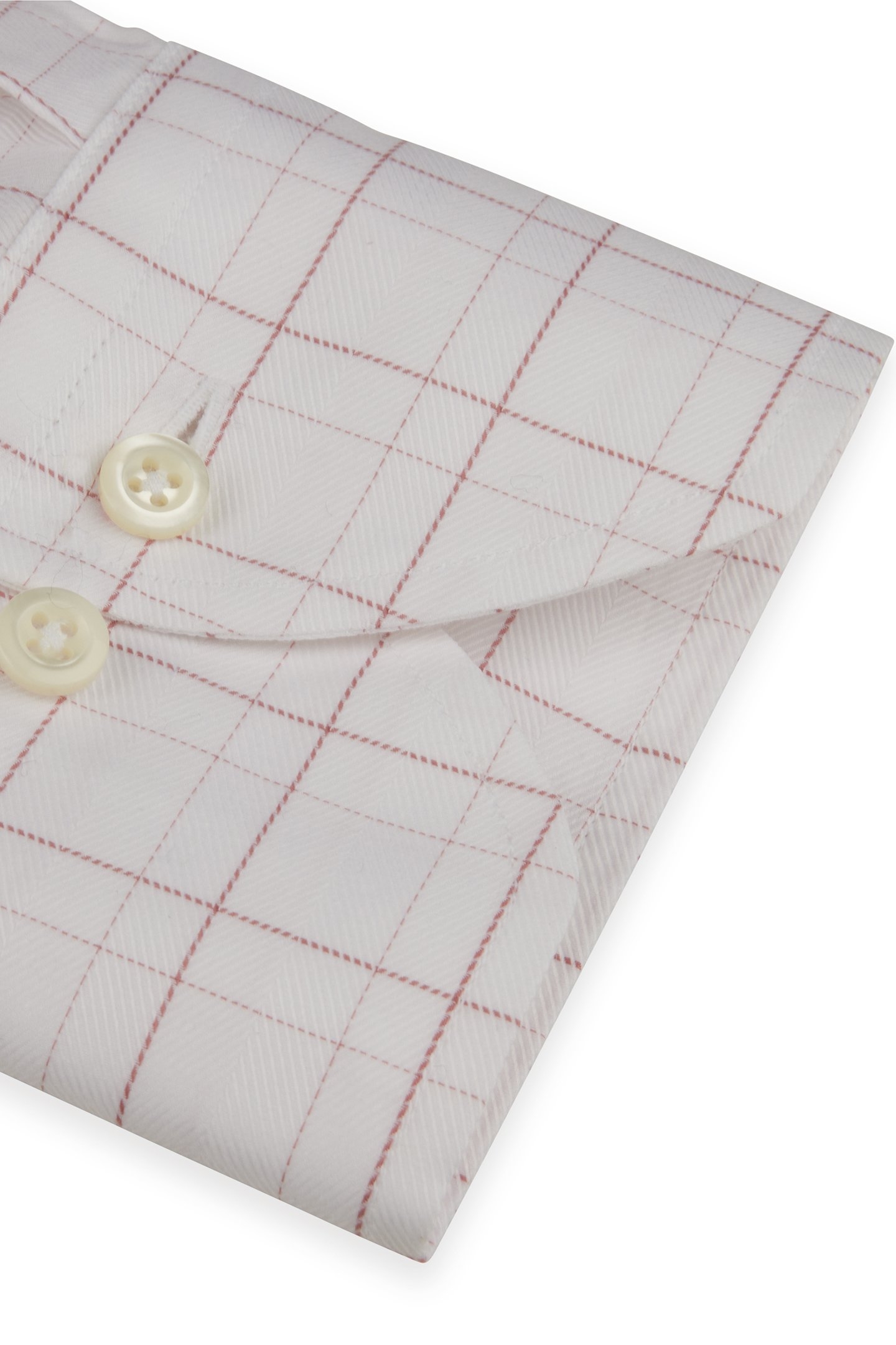 FITTED BODY/11, RC CUFF LIGHT PINK CHECK 3