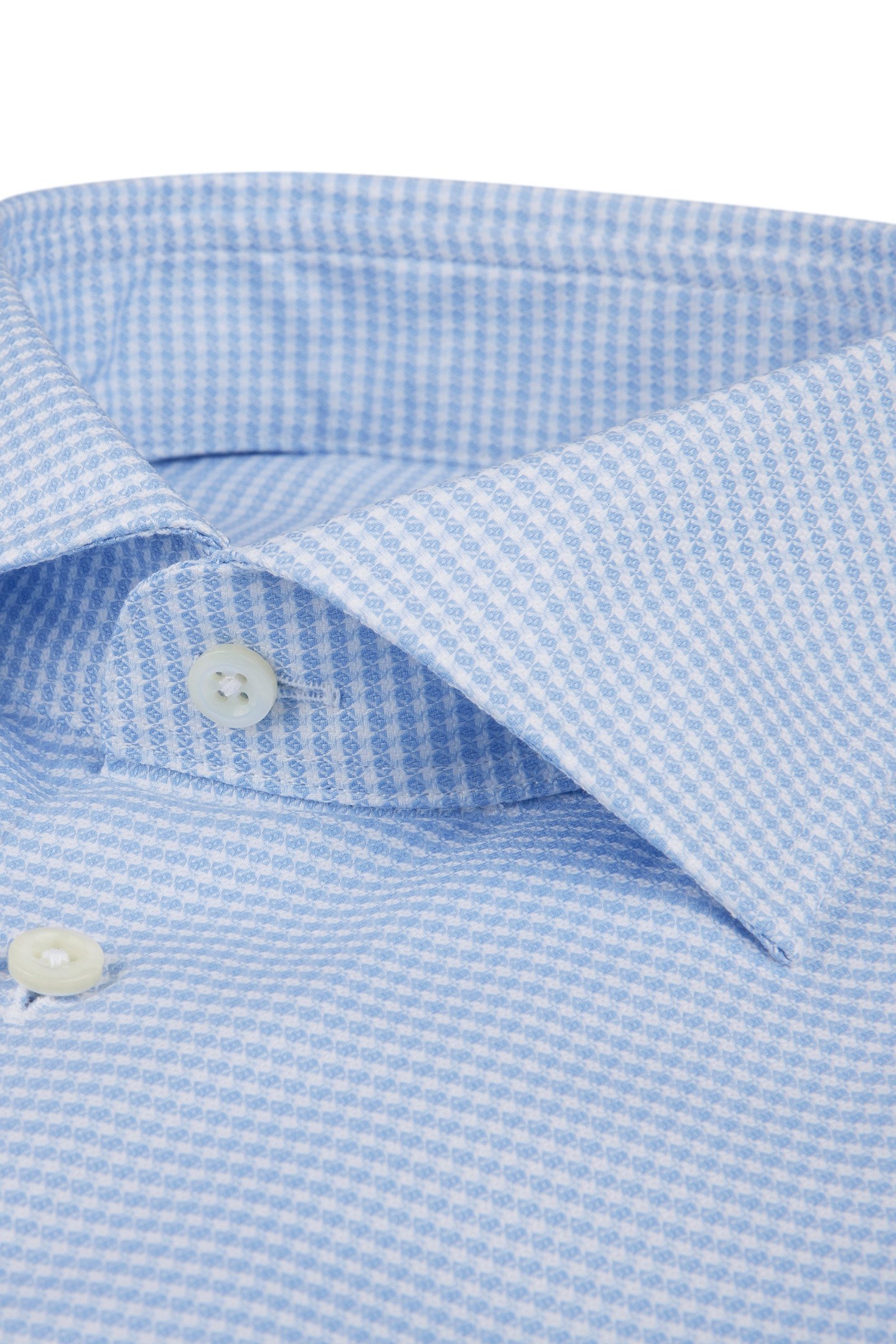 FITTED BODY, C75 RM CUFF LIGHT BLUE CHECK 2