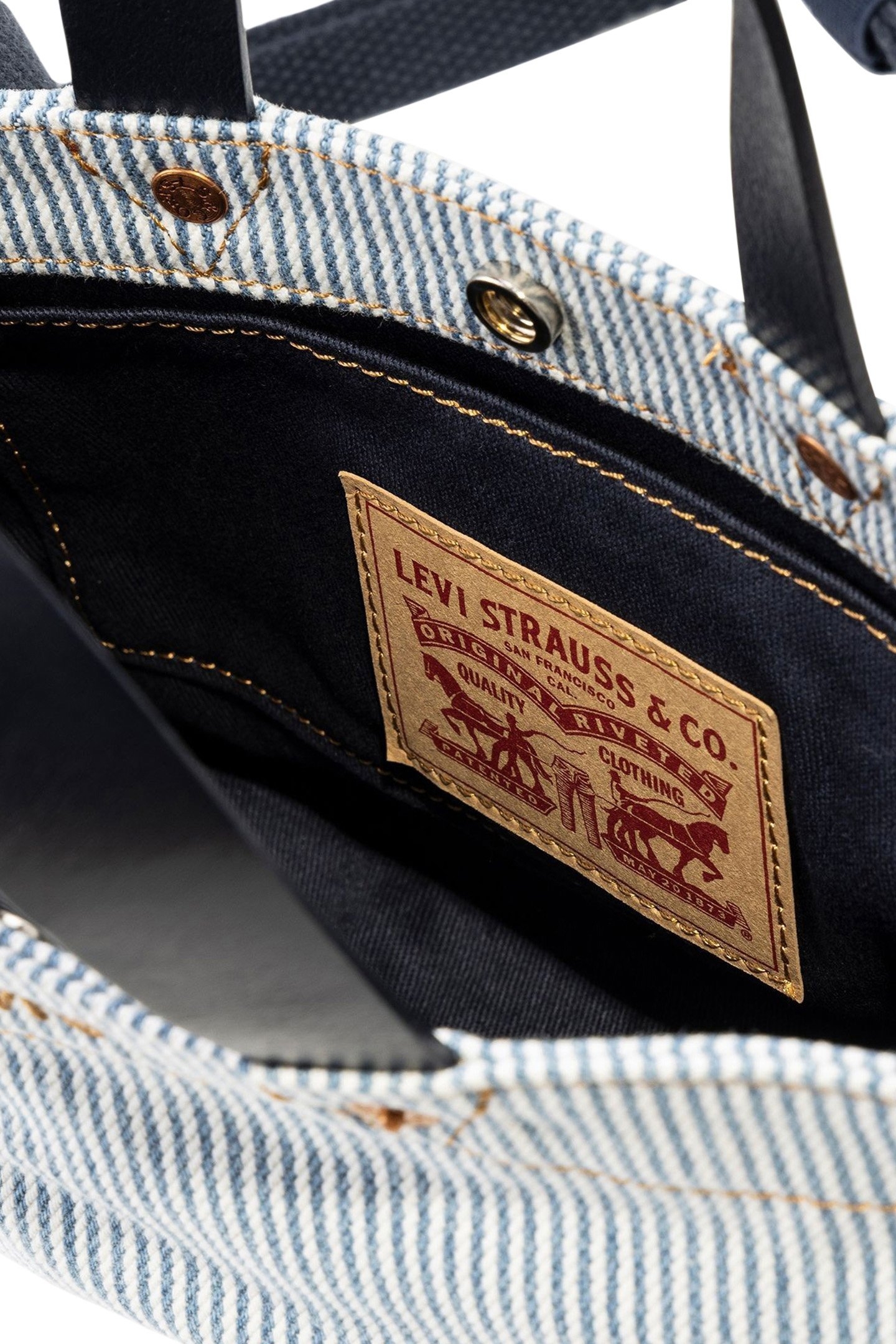 LEVI'S® HERITAGE MICRO TOTE BAG IN STRIPE 4