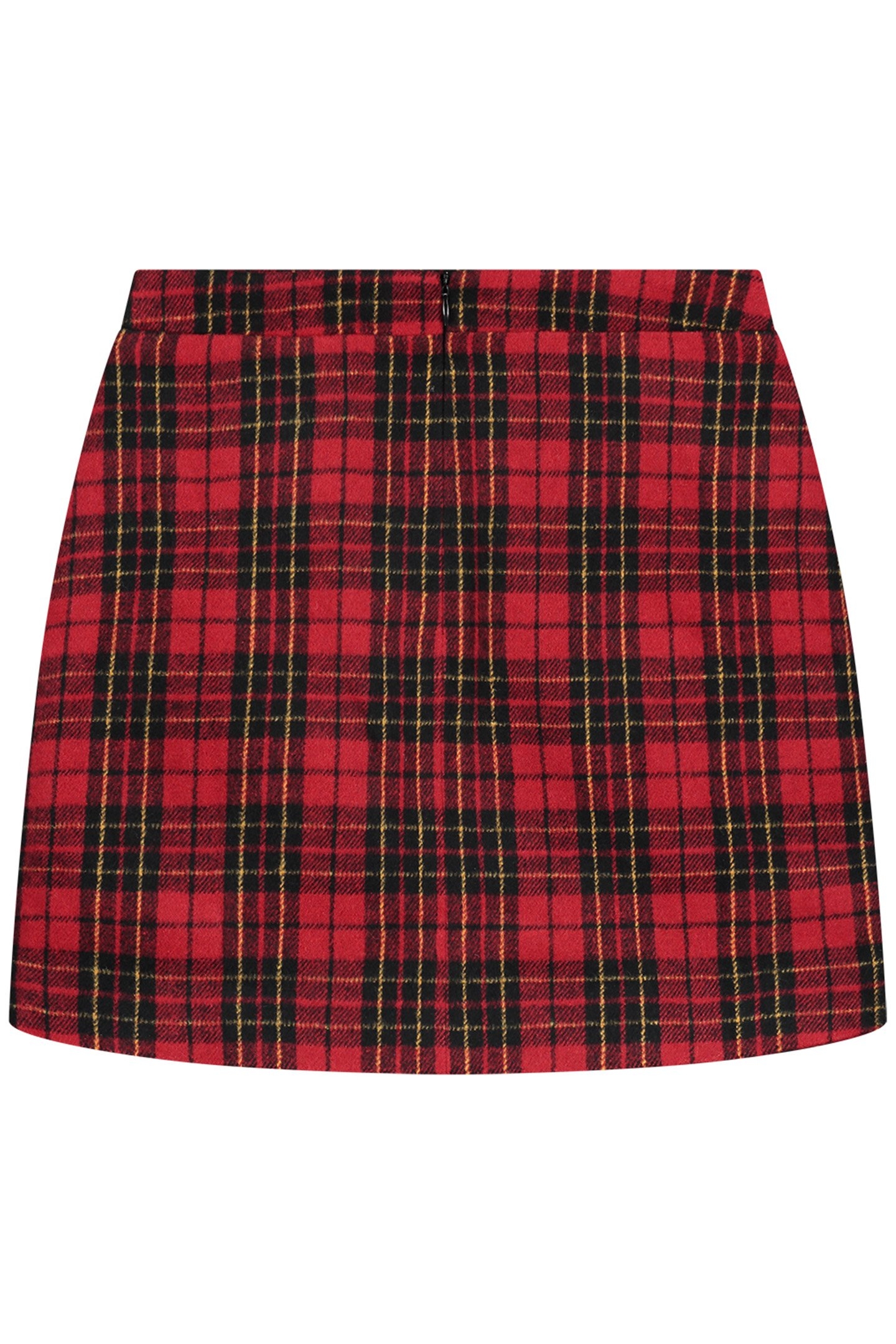 TARTAN SKIRT RUBY RED 2