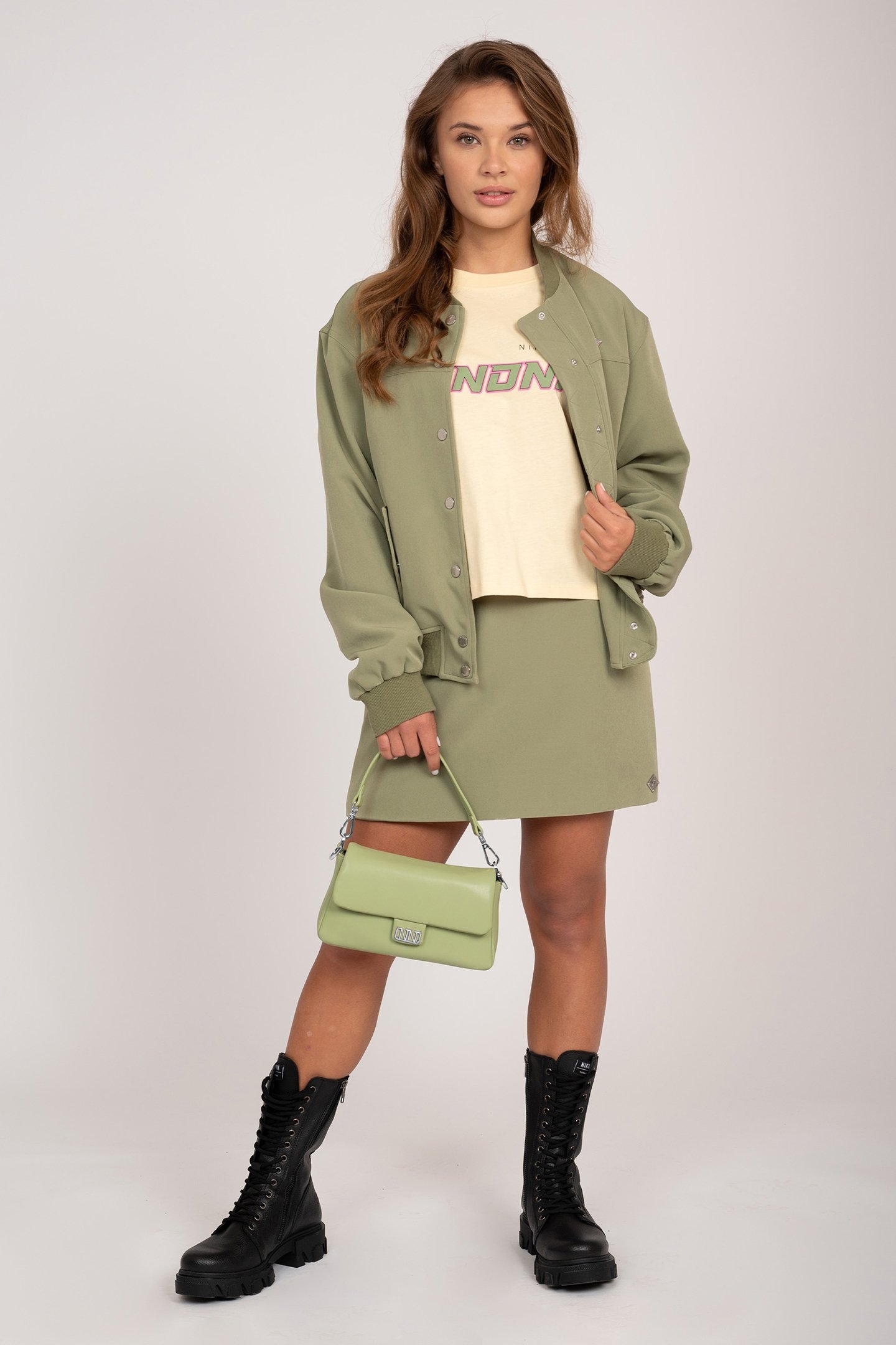 LAYLA JACKET CROCODILE GREEN 1