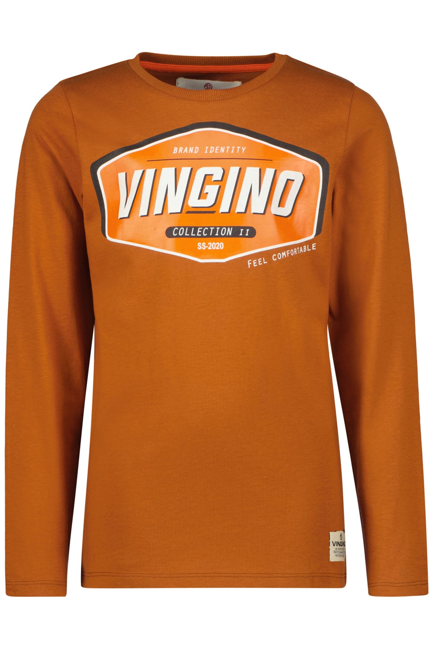 BOY'S JENDO T-SHIRT RUSTY BROWN 1