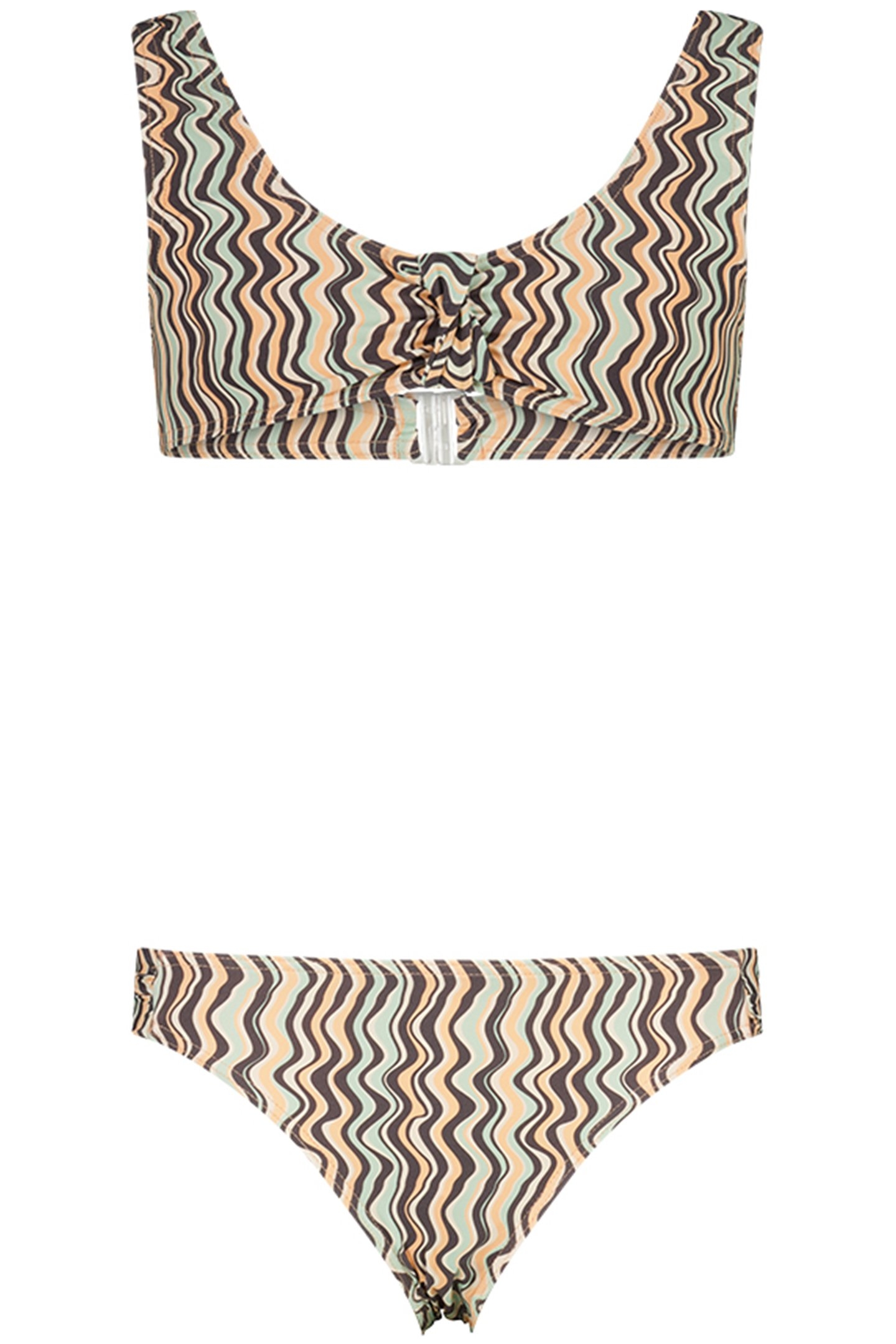 LIZA BIKINI JR GREEN/ORANGE 1