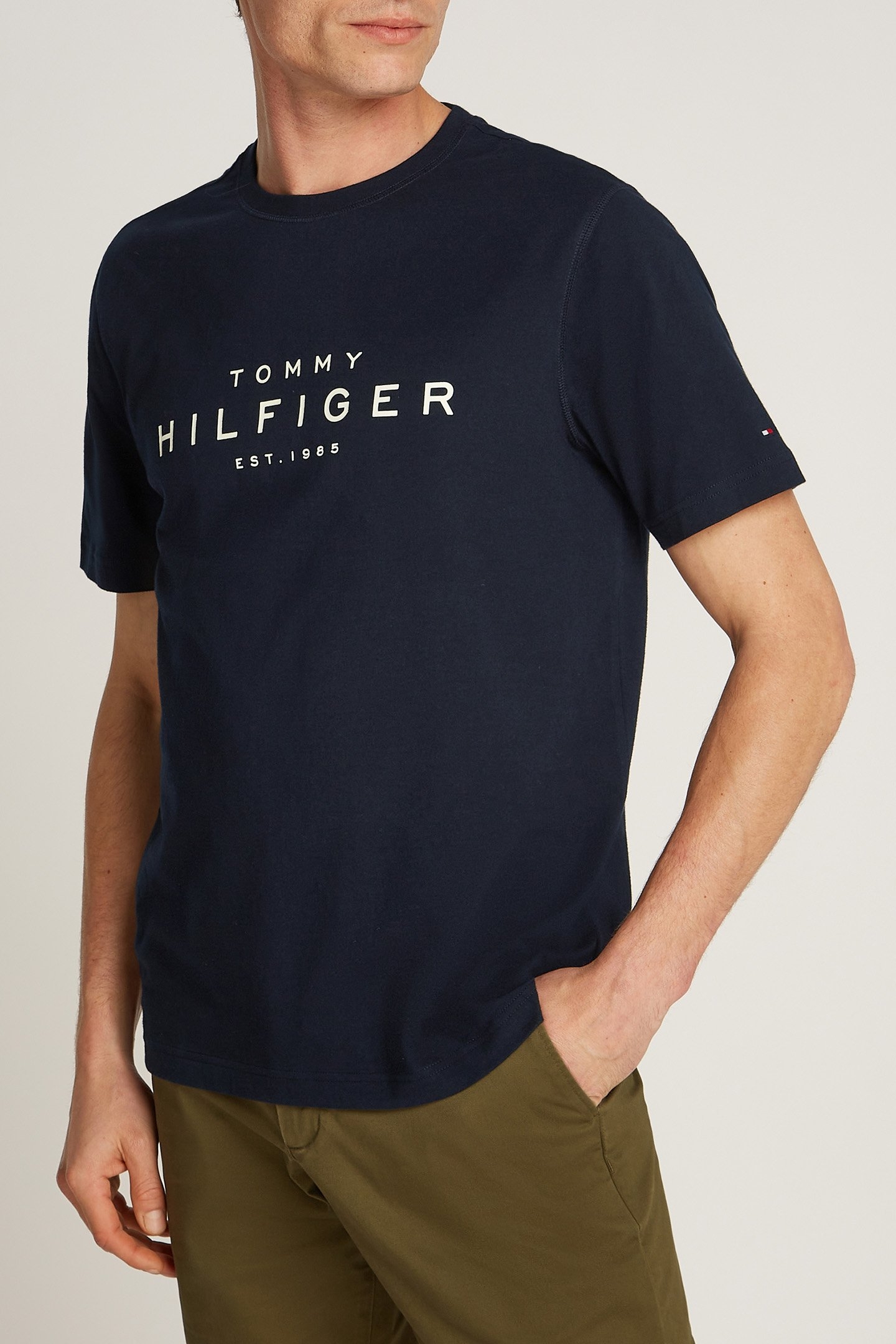 BIG HILFIGER TEE NORMAL FIT T-SHIRT DESERT SKY 1