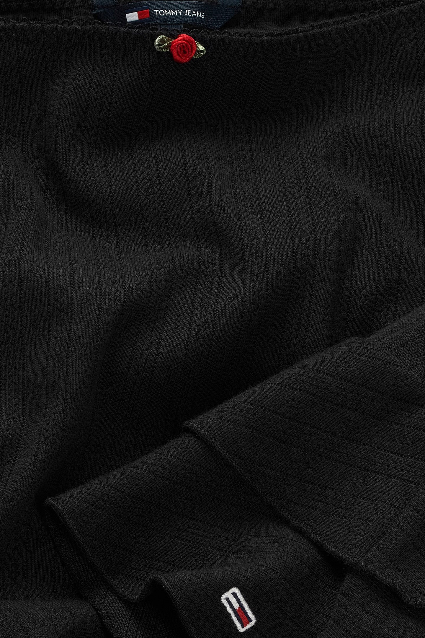 TJW POINTELLE REGULAR FIT MINI SKIRT, BLACK 7