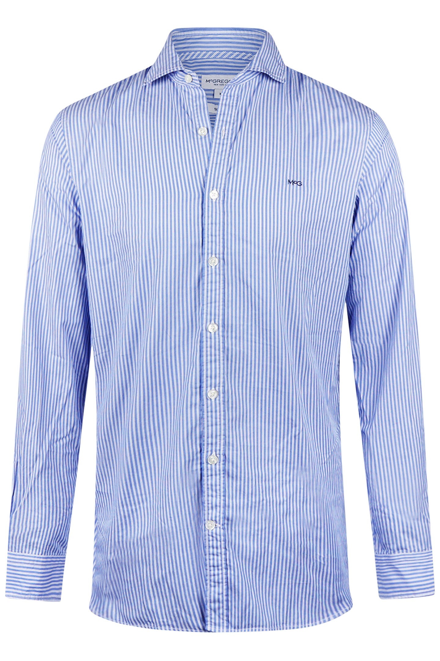 STRIPE SHIRT MEDIUM BLUE 4
