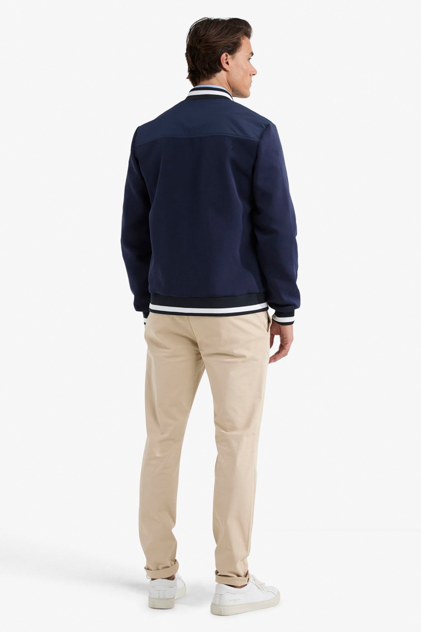 MIXED VARSITY JACKET NAVY 3