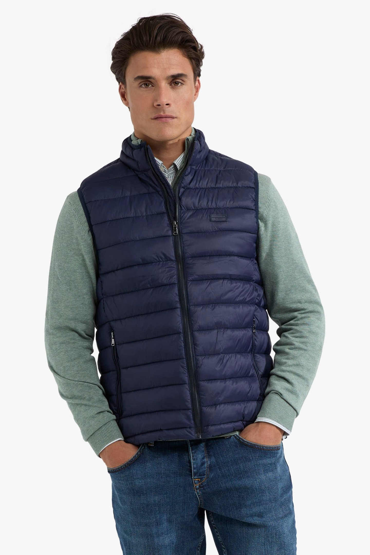 LIGHT WEIGHT BODYWARMER NAVY 1