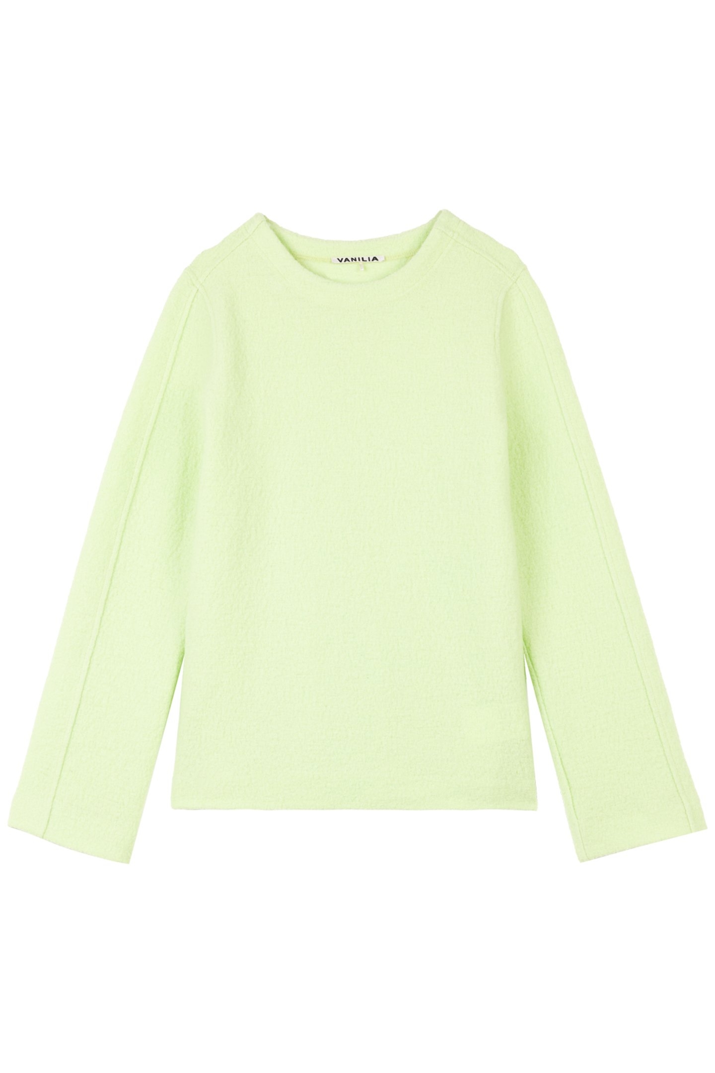 CURL WOOL BASIC SWEAT CATERPILLAR GREEN 1