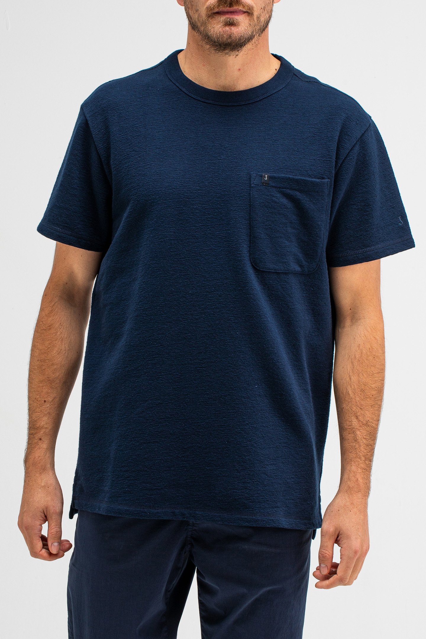 ADRIEN LOOSE PKT TEE ALASKA BLUE 1