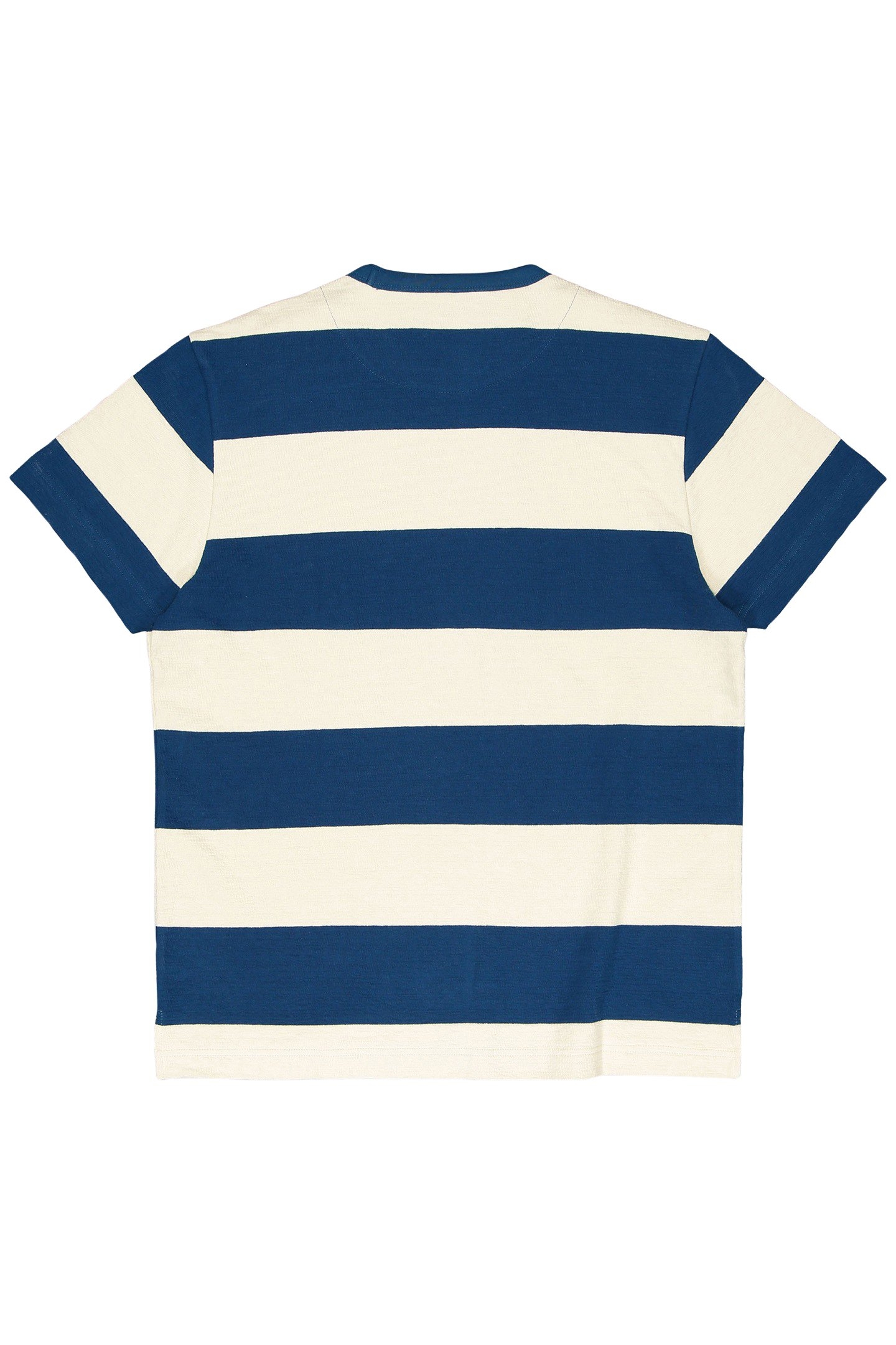 GASPARD LOOSE BOLD STRIPE TEE LAPIS BLUE 4