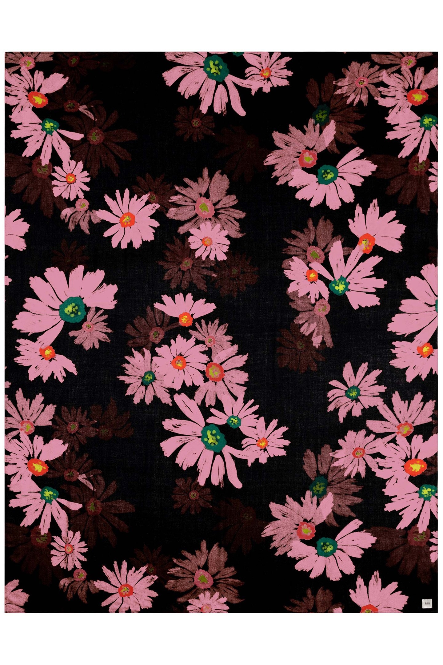 SHAWL - BIG BLOOMING PINK 1