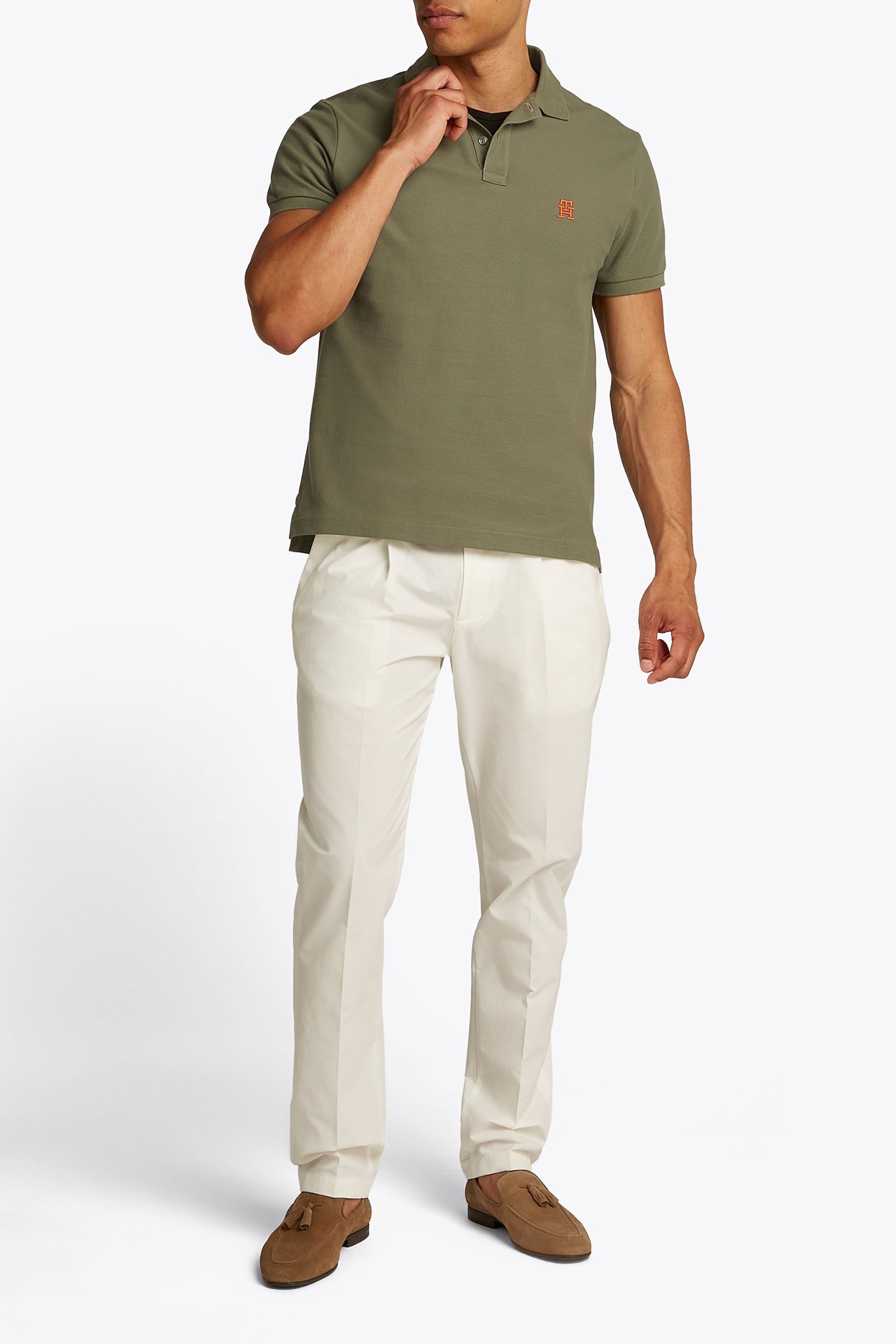 IMD REG NORMAL FIT POLO SHIRT BATTLE GREEN 2