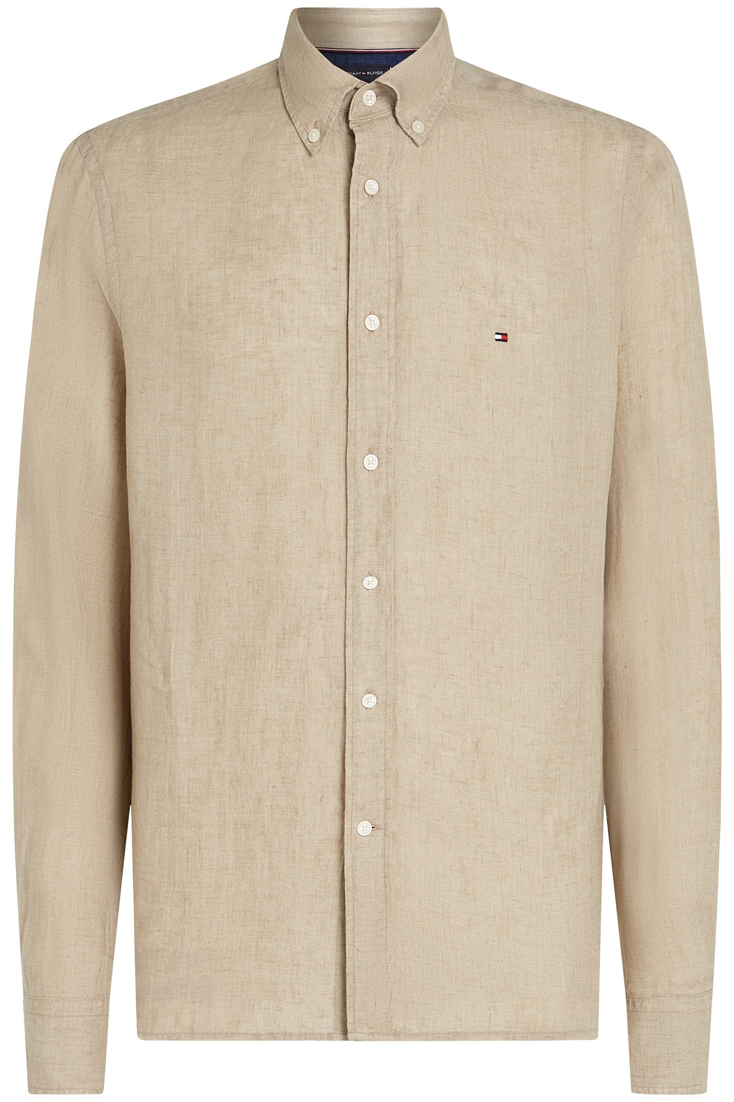 MEN'S LS SHIRT NORMAL FIT SANDALWOOD BEIGE 4