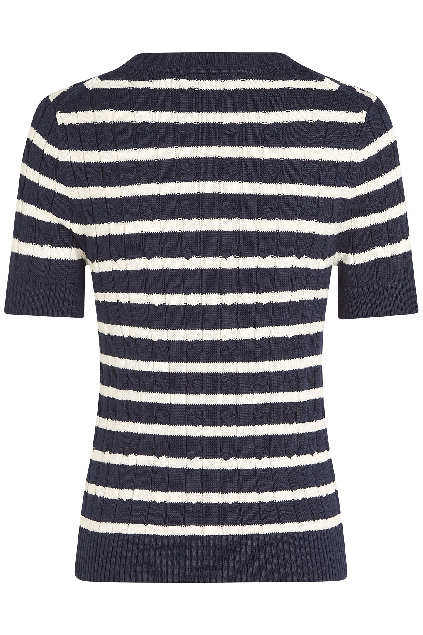 SHORT SLEEVED PULLOVER, REGULAR FIT, DARK NIGHT NAVY BLUE 5