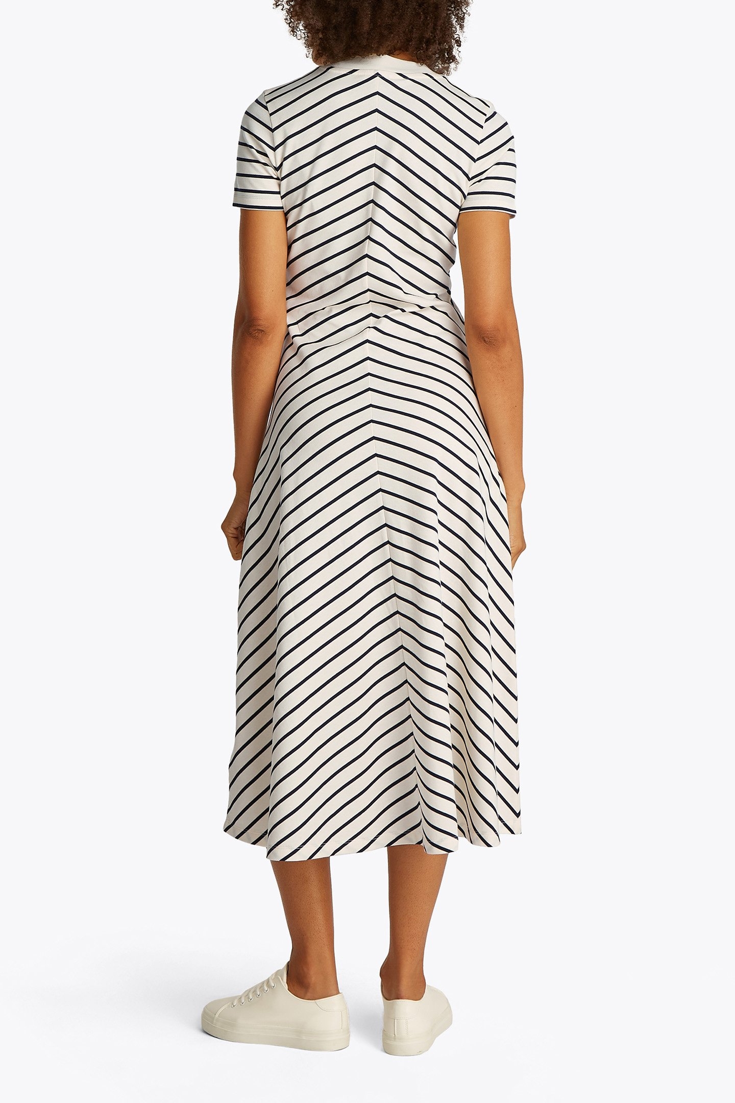 MODERN F&F MIDI DRES CALICO/DARK NIGHT NAVY STP 2