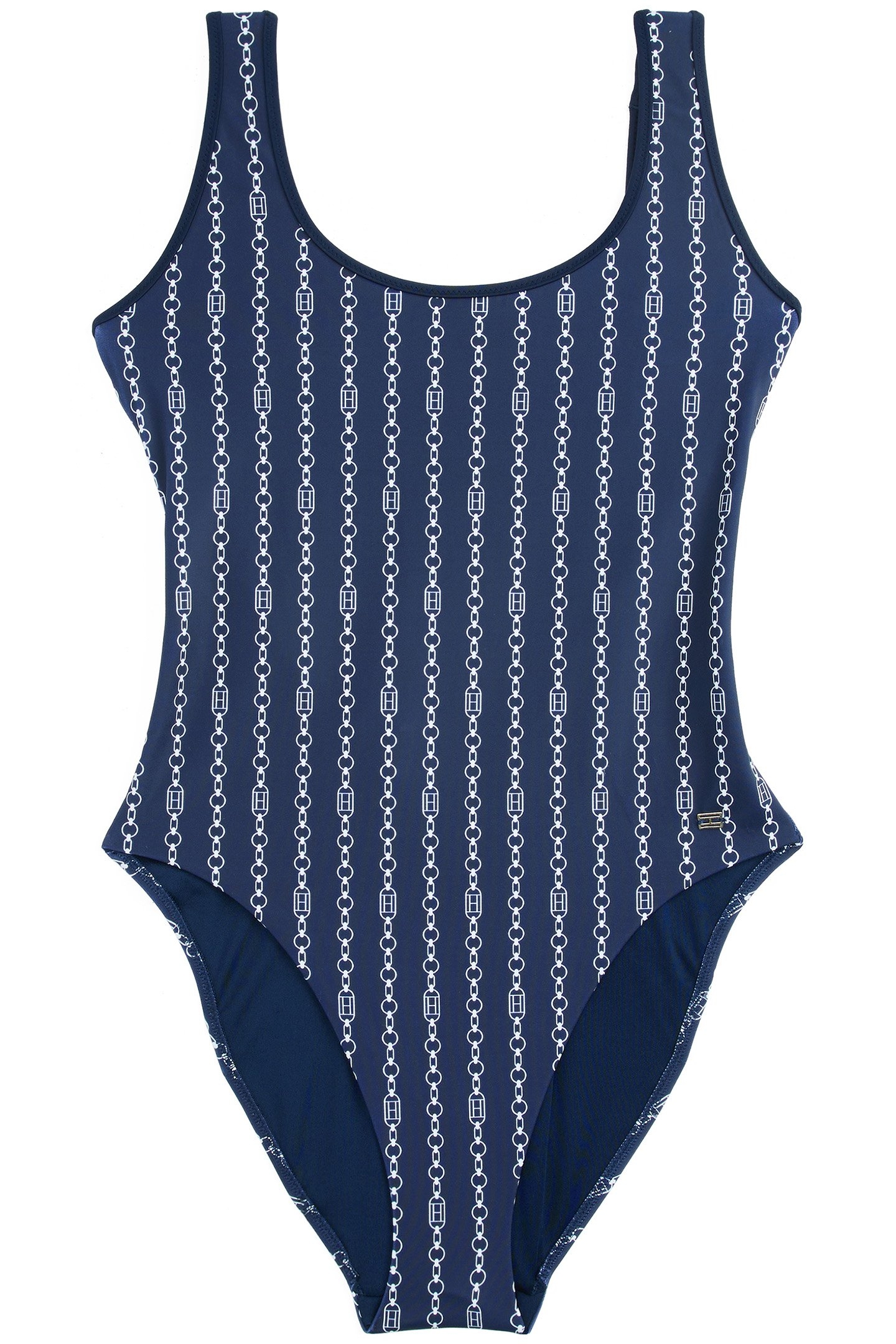 ONE PIECE PRINT SWIMSUIT DARK NIGHT NAVY BLUE 4