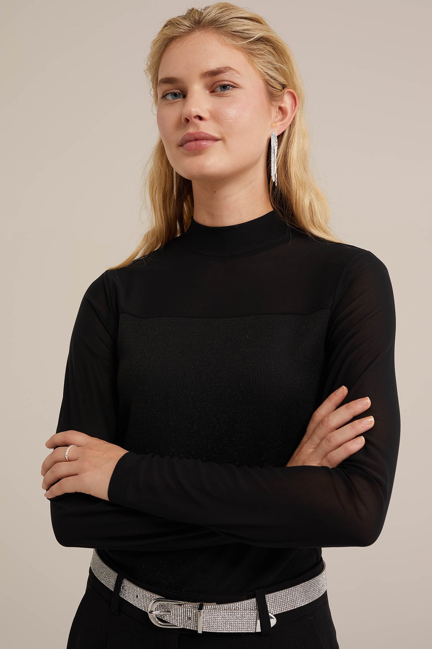 KNITTED PULLOVER BLACK 5