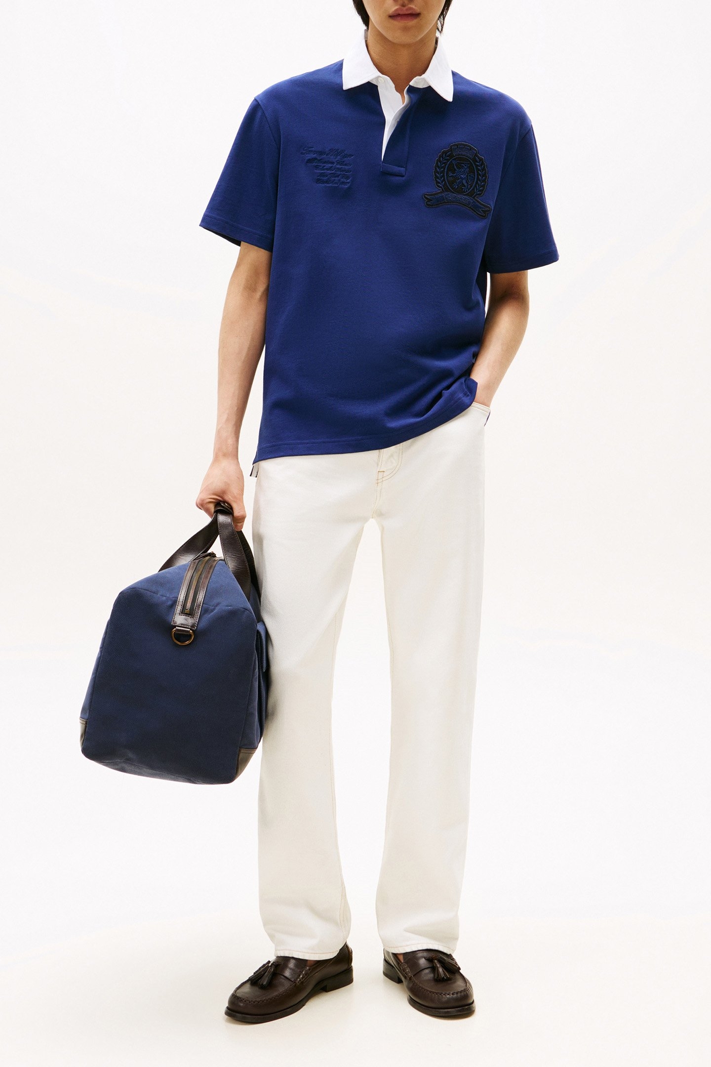 S/S RUGBY CLASSIC PREPPY NAVY 2