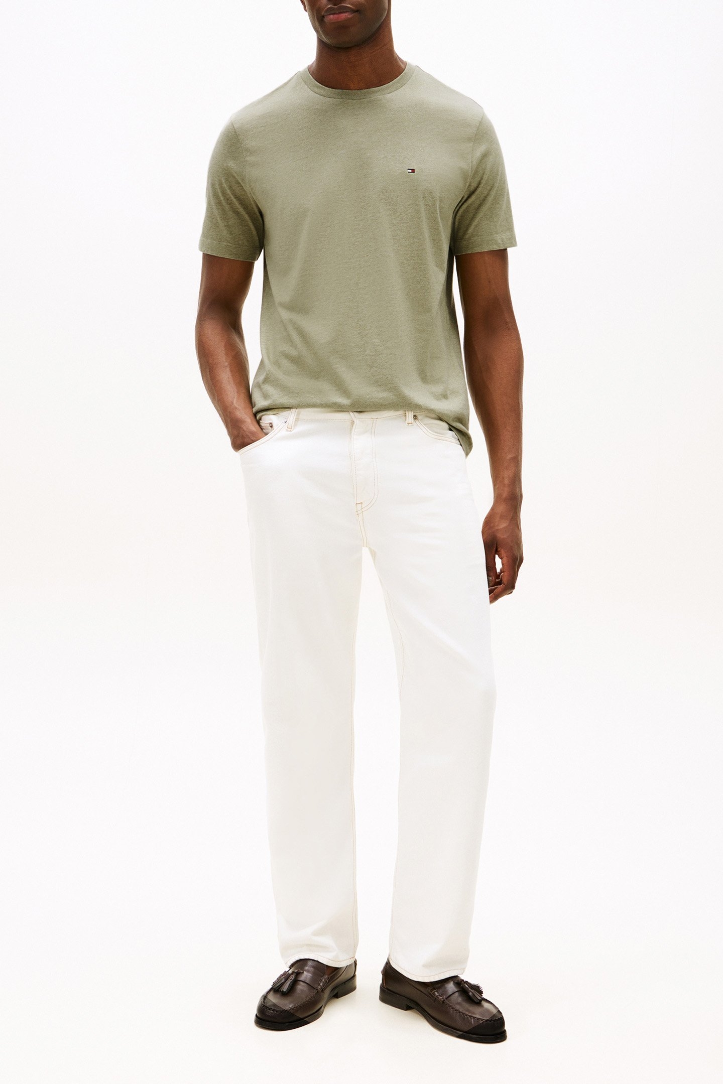 ESSENTIAL T-SHIRT REGULAR FIT OLIVE GREEN 2