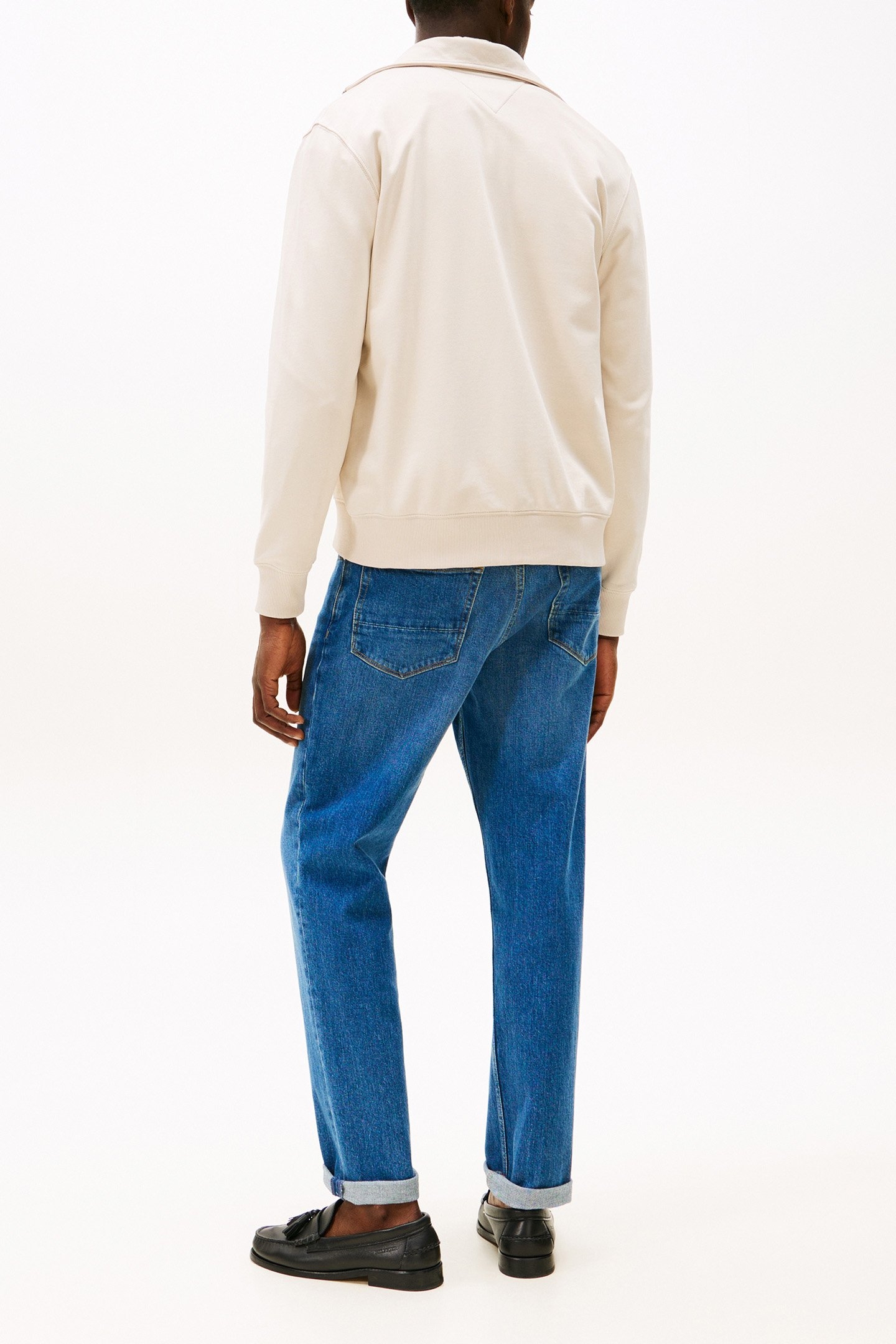 ESSENTIAL TERRY STANDARD FIT SWEATSHIRT BEIGE 3