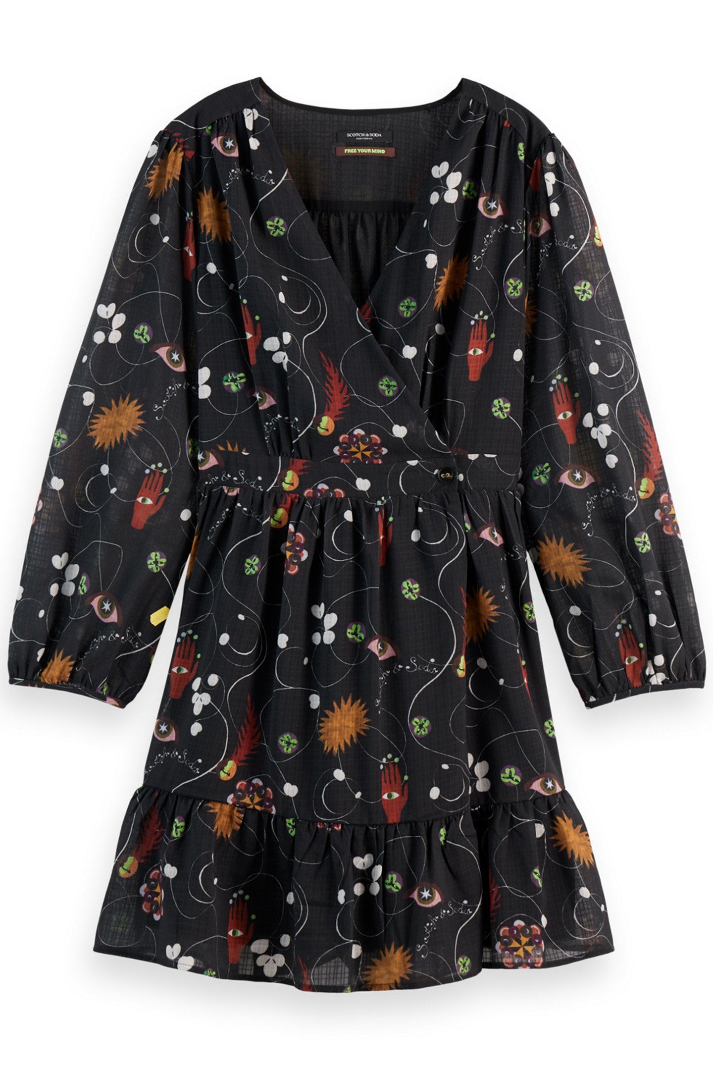 MINI WRAP DRESS FREE MIND 3