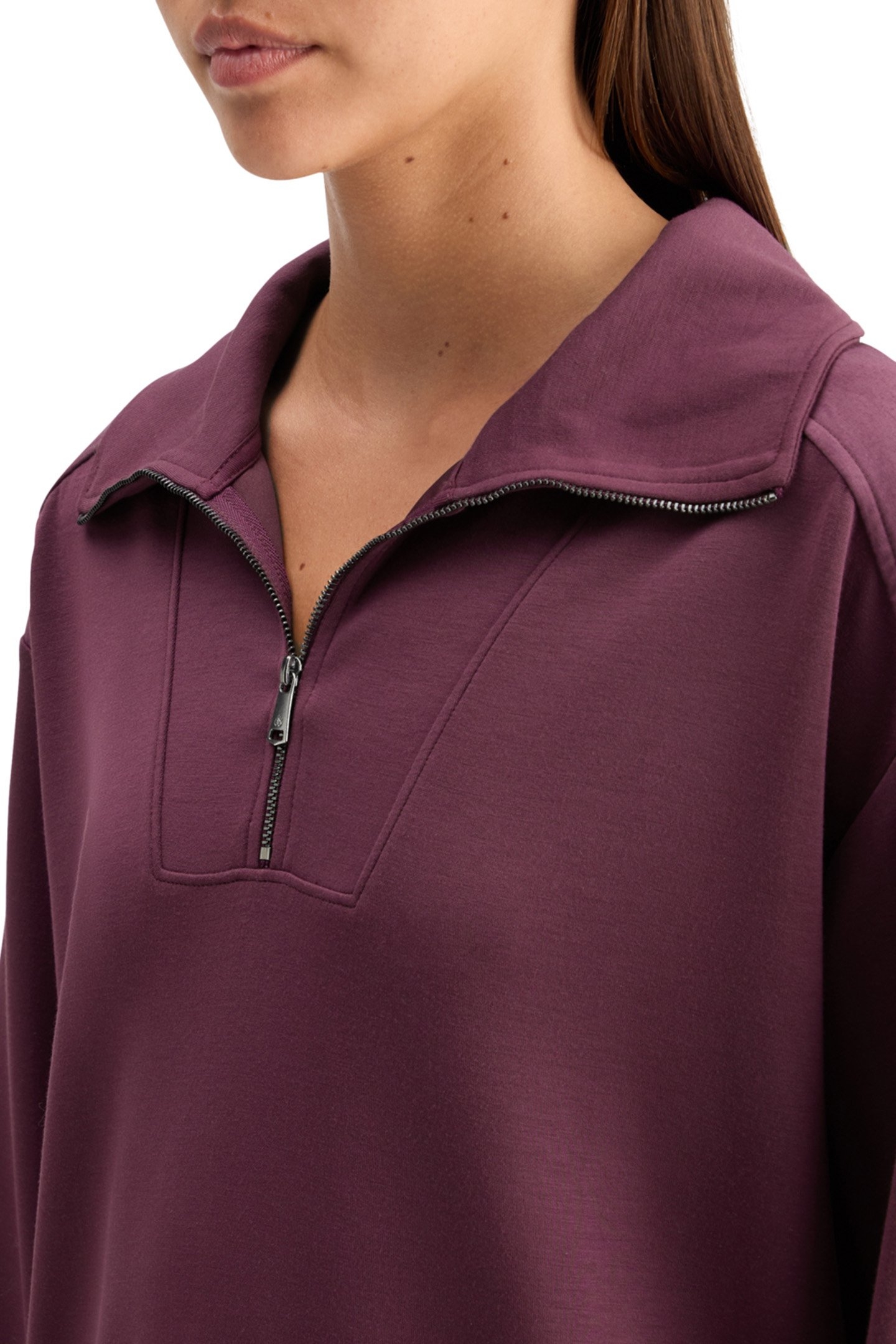 MODAL UTILITY ZIP UP DRESS BERRY 7