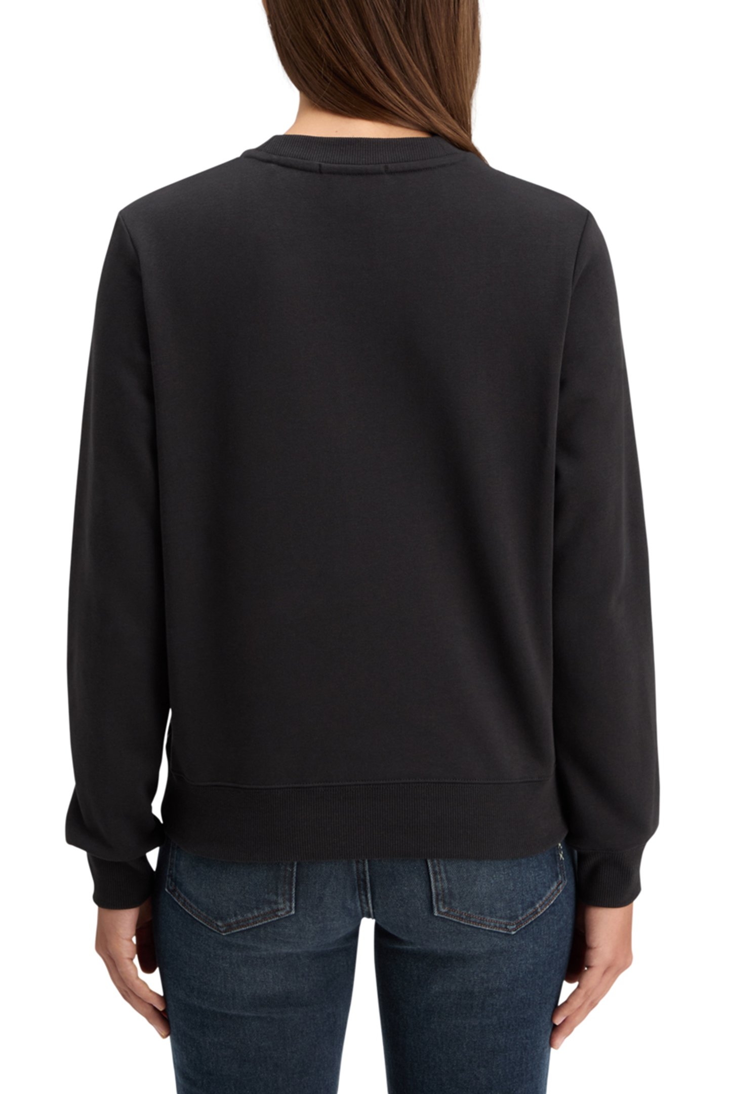 EMBROIDERED REGULAR FIT SWEATSHIRT EVENING BLACK 2