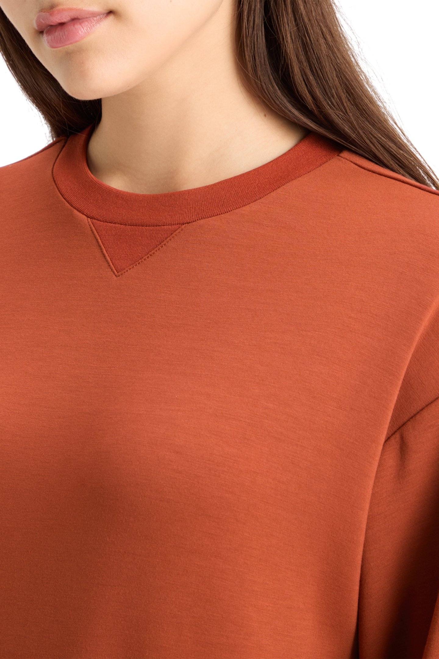 MODAL SWEATSHIRT RUST 7