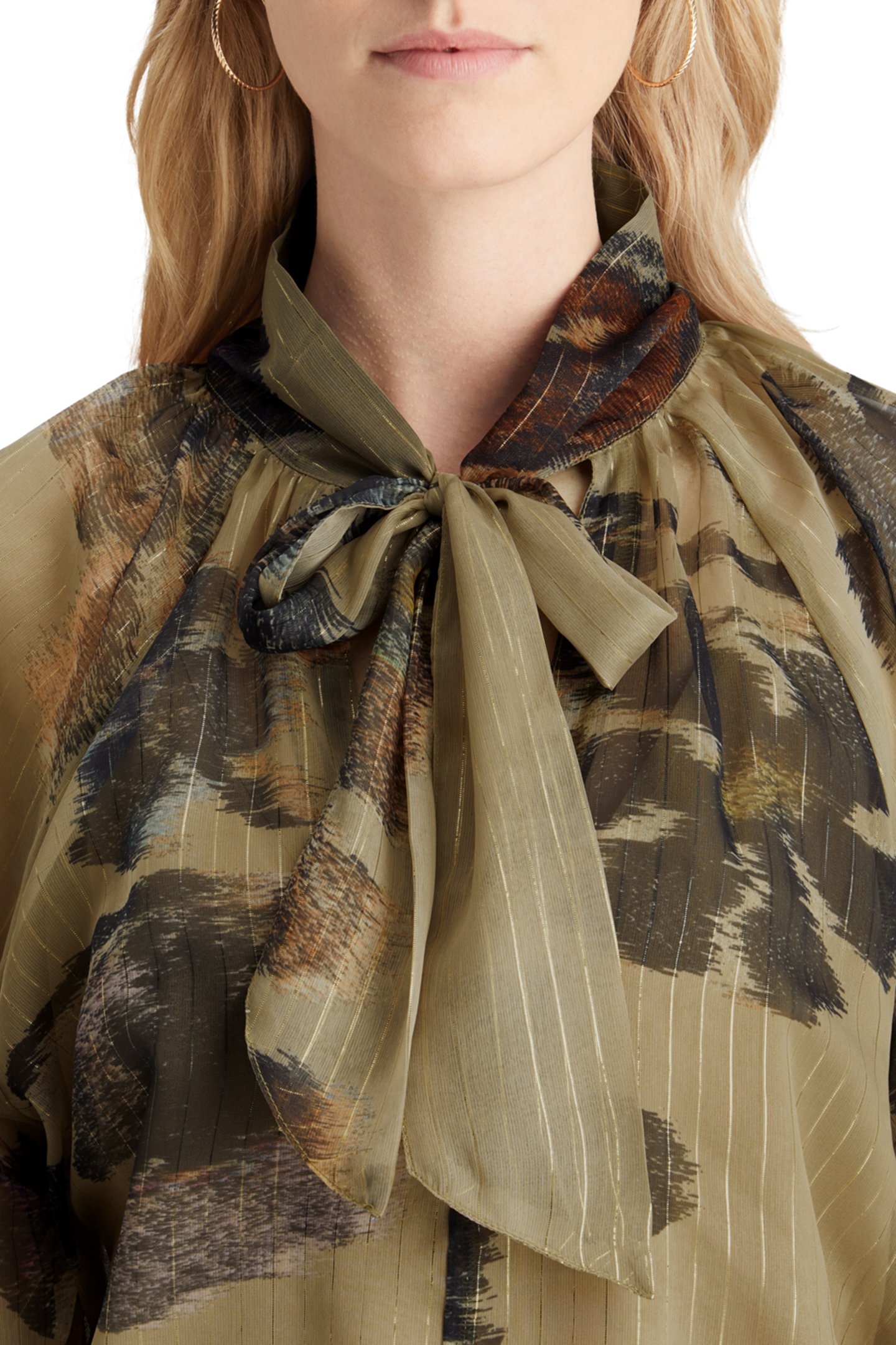 LUREX TOP POETRY TAPESTRY MILITARY 8