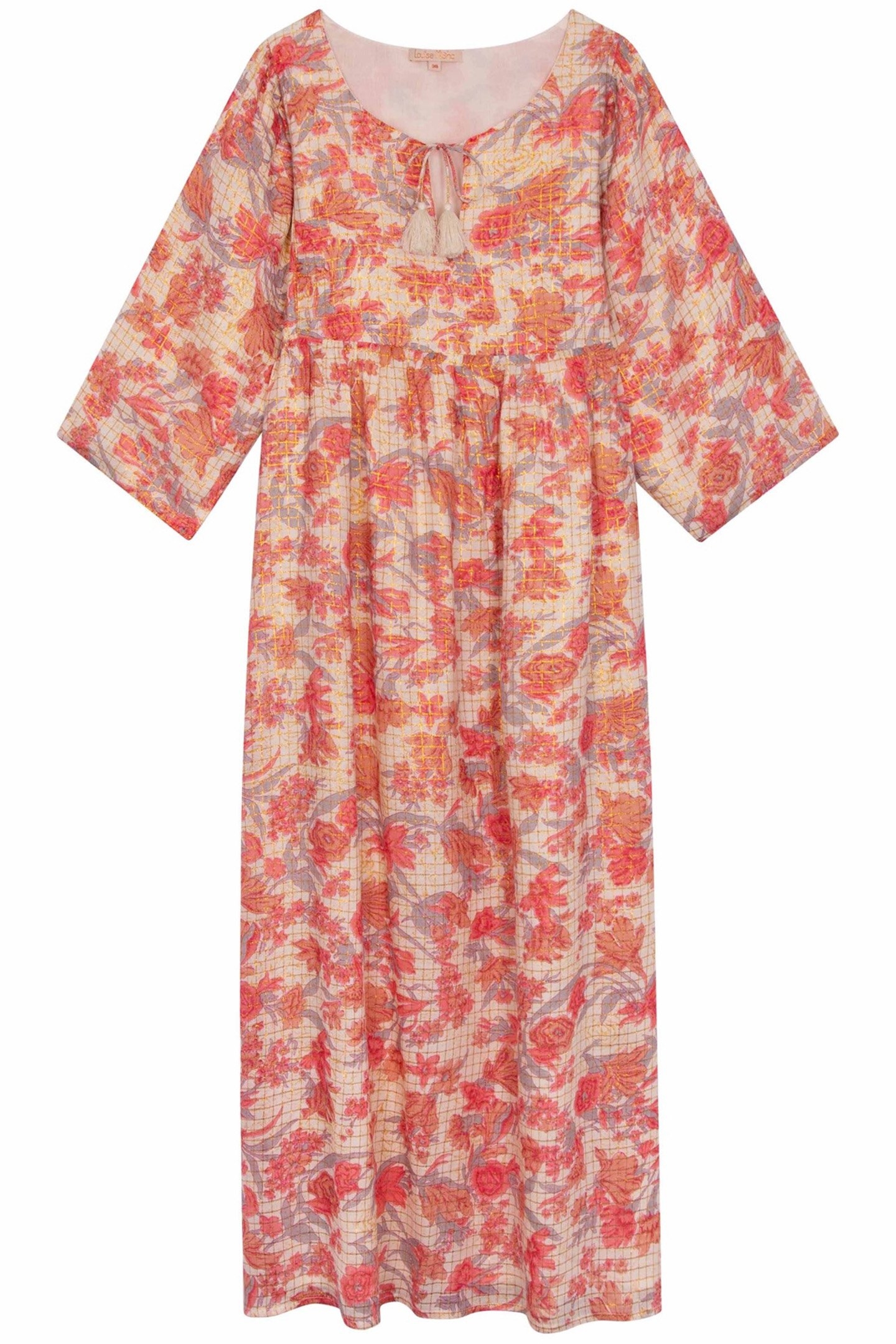 DRESS GERA PINK FLOWERS 2