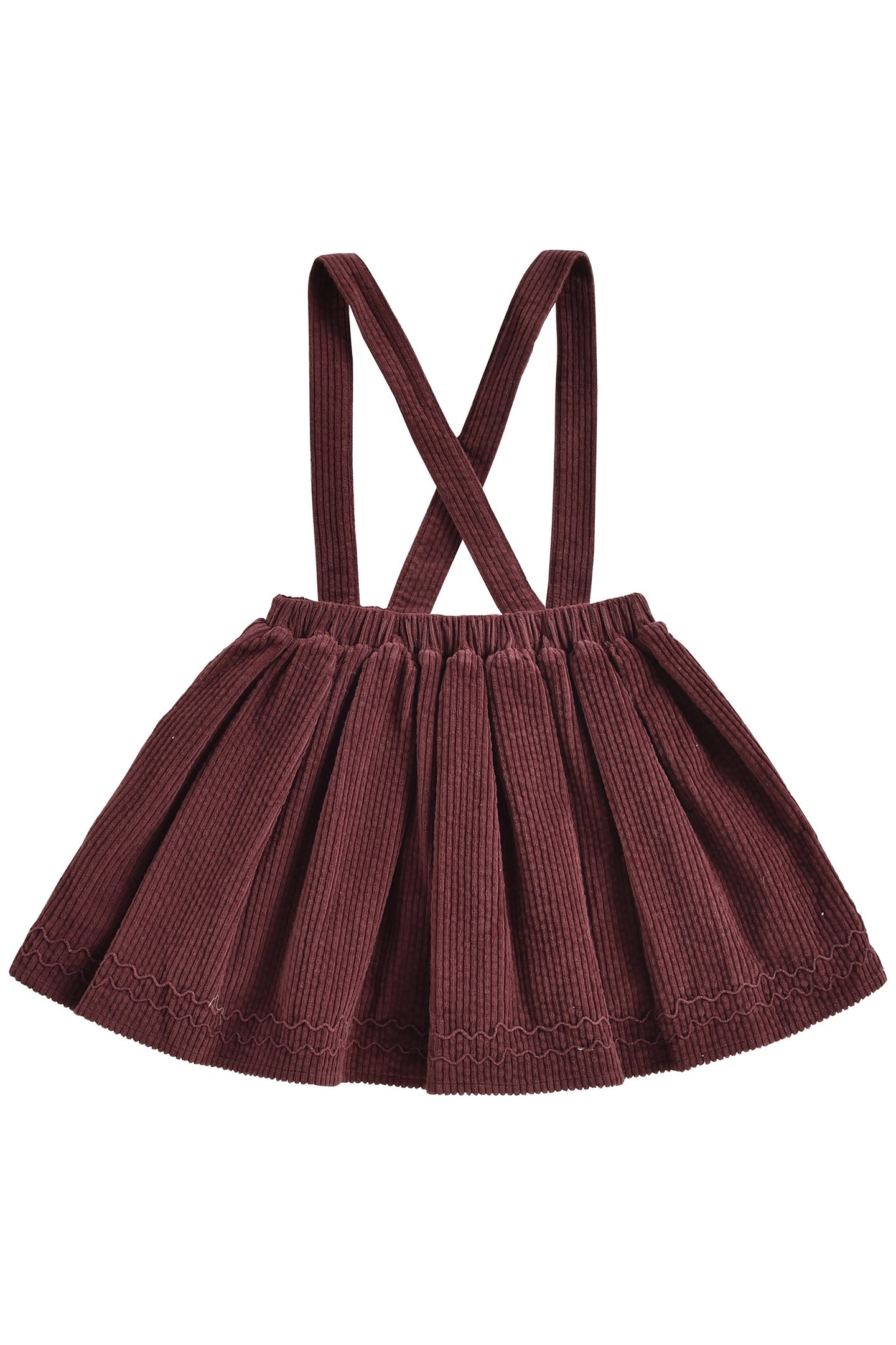 SKIRT ELEONOR AUBERGINE VELVET 3