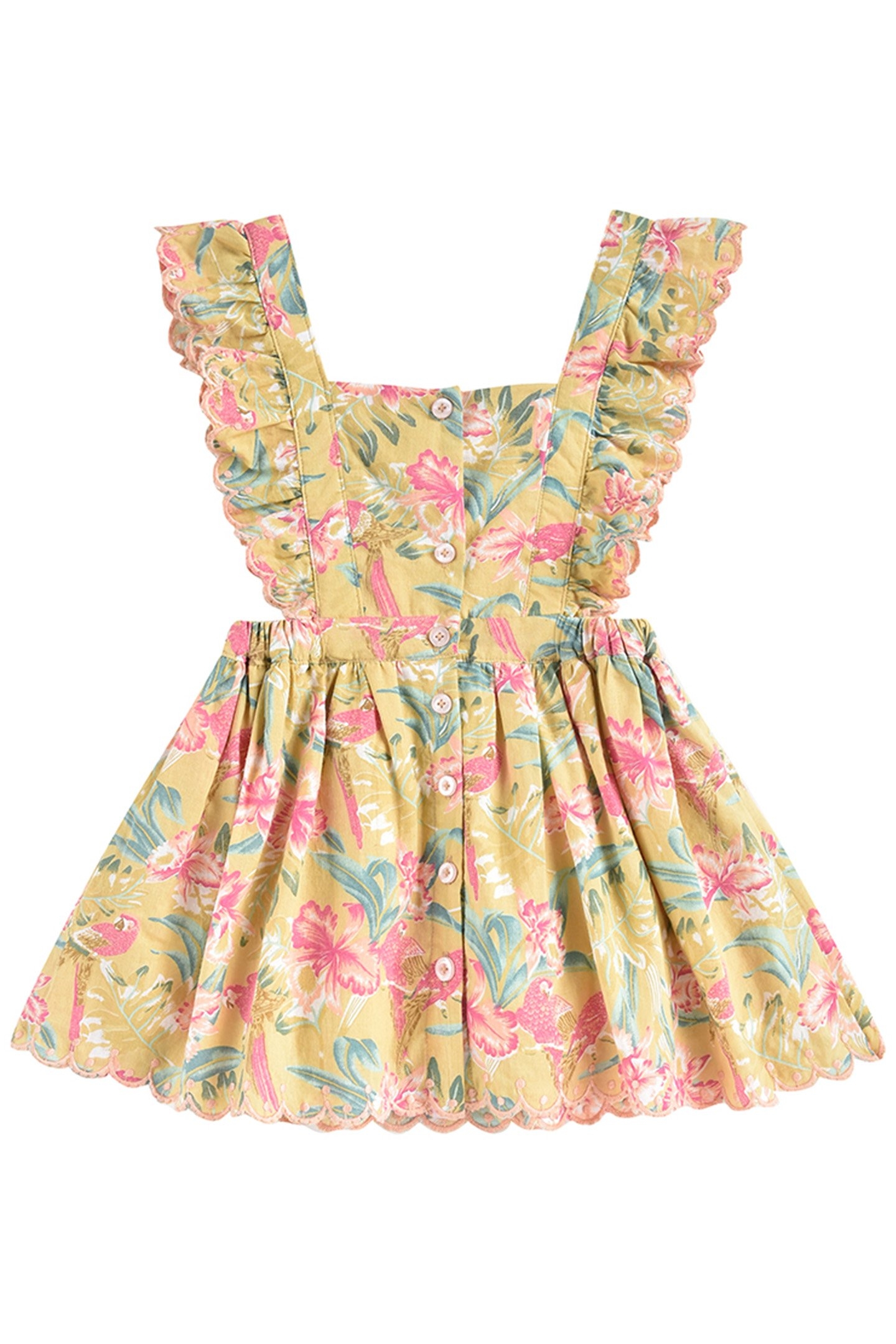 DRESS MISTINGUETTE SOFT HONEY PARROTS 4