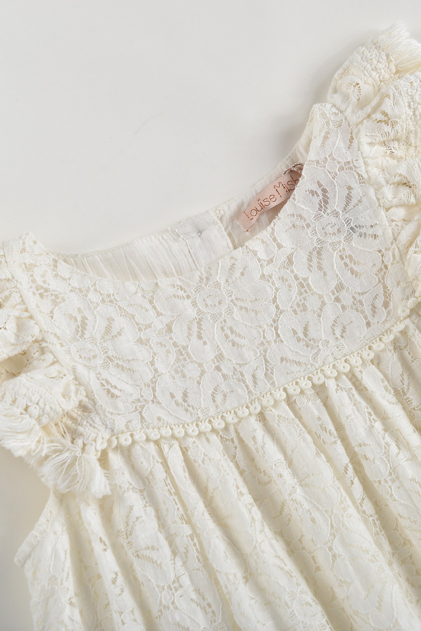 DRESS JANICE CREAM LACE 6