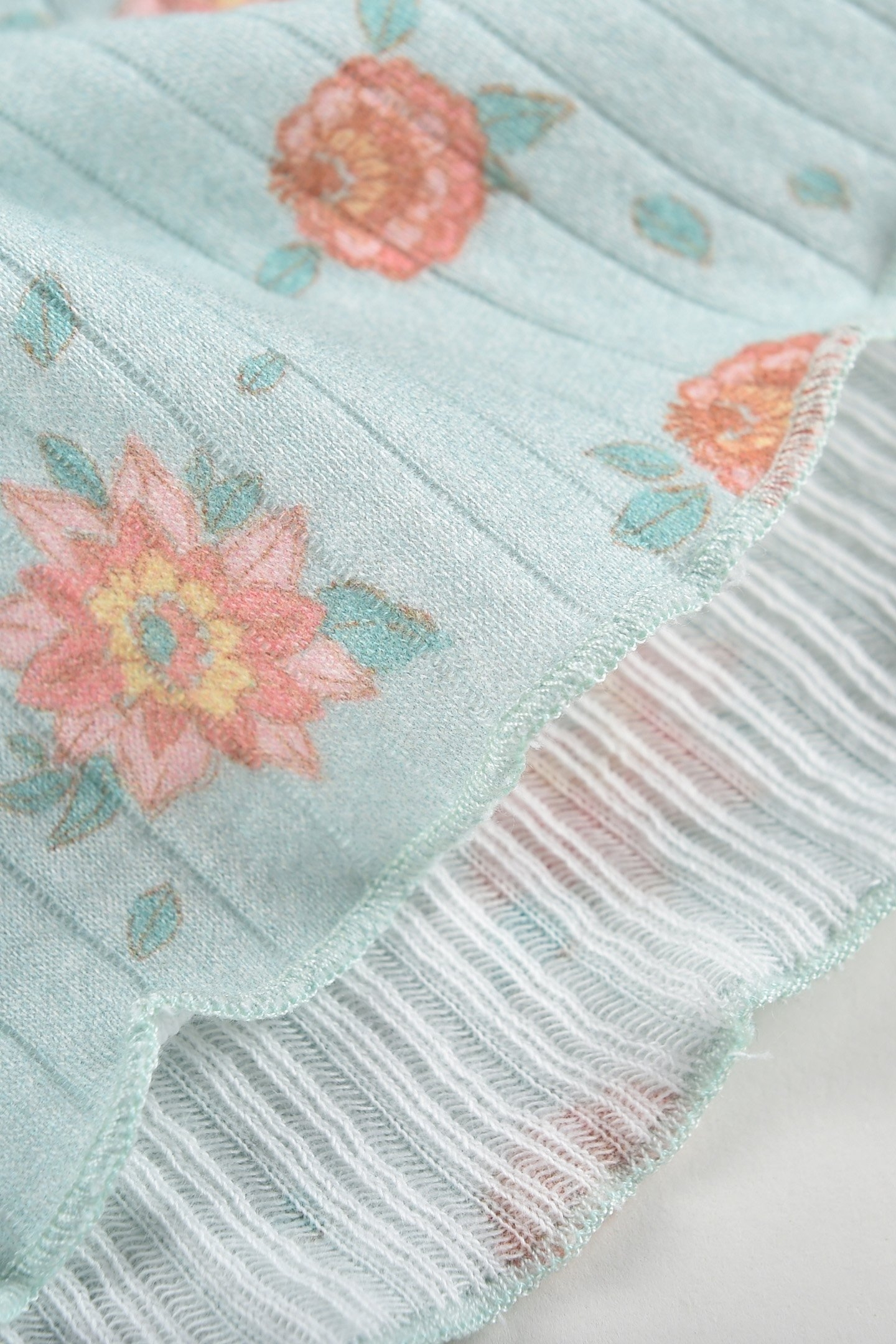 DRESS AMITA VINTAGE BLUE FLOWERS 8