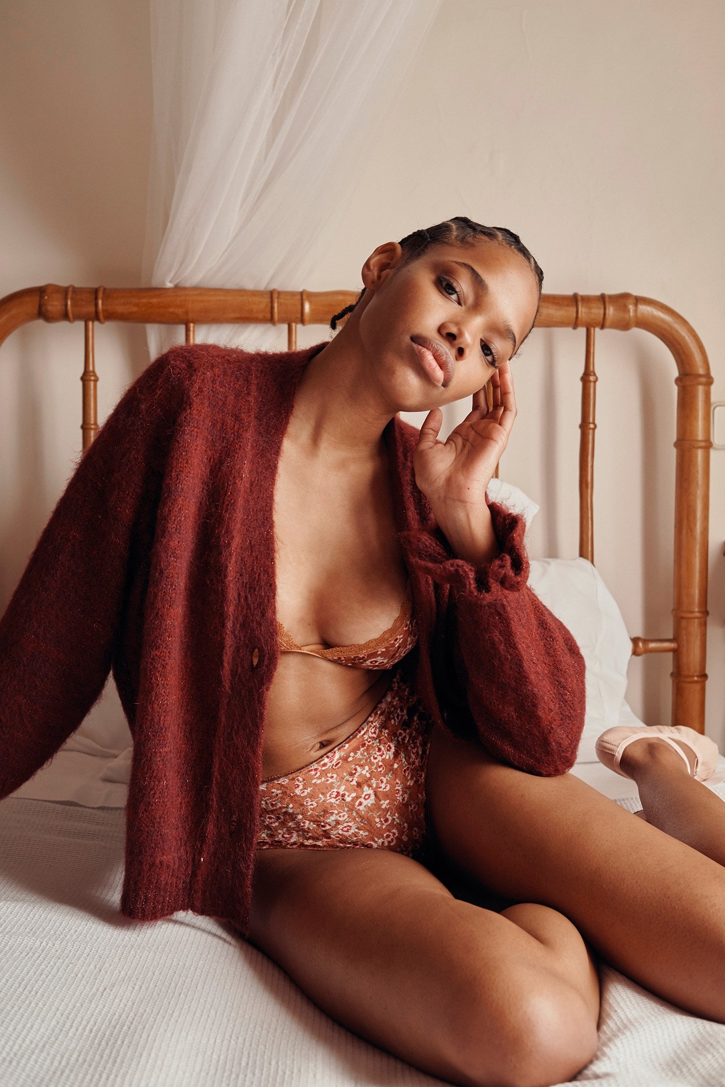 HIGH WAIST PANTIES RINA CINNAMON 3