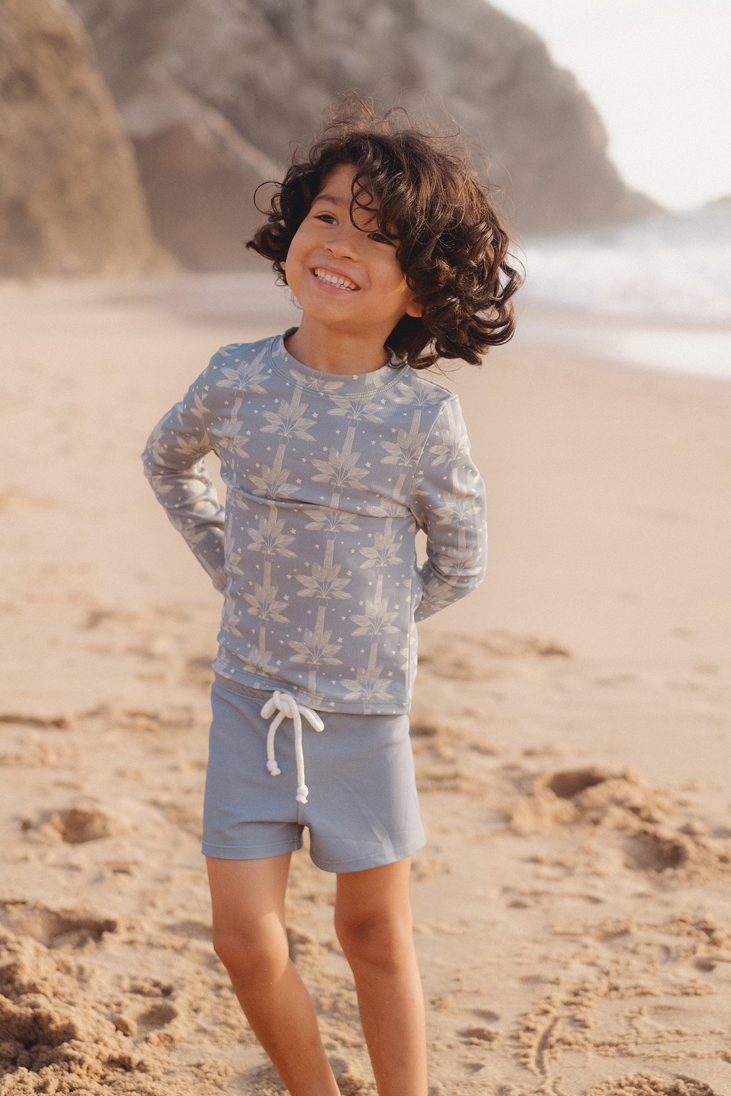 SWIMSUIT AGIK BLUE PEACOCK MANDALA 1