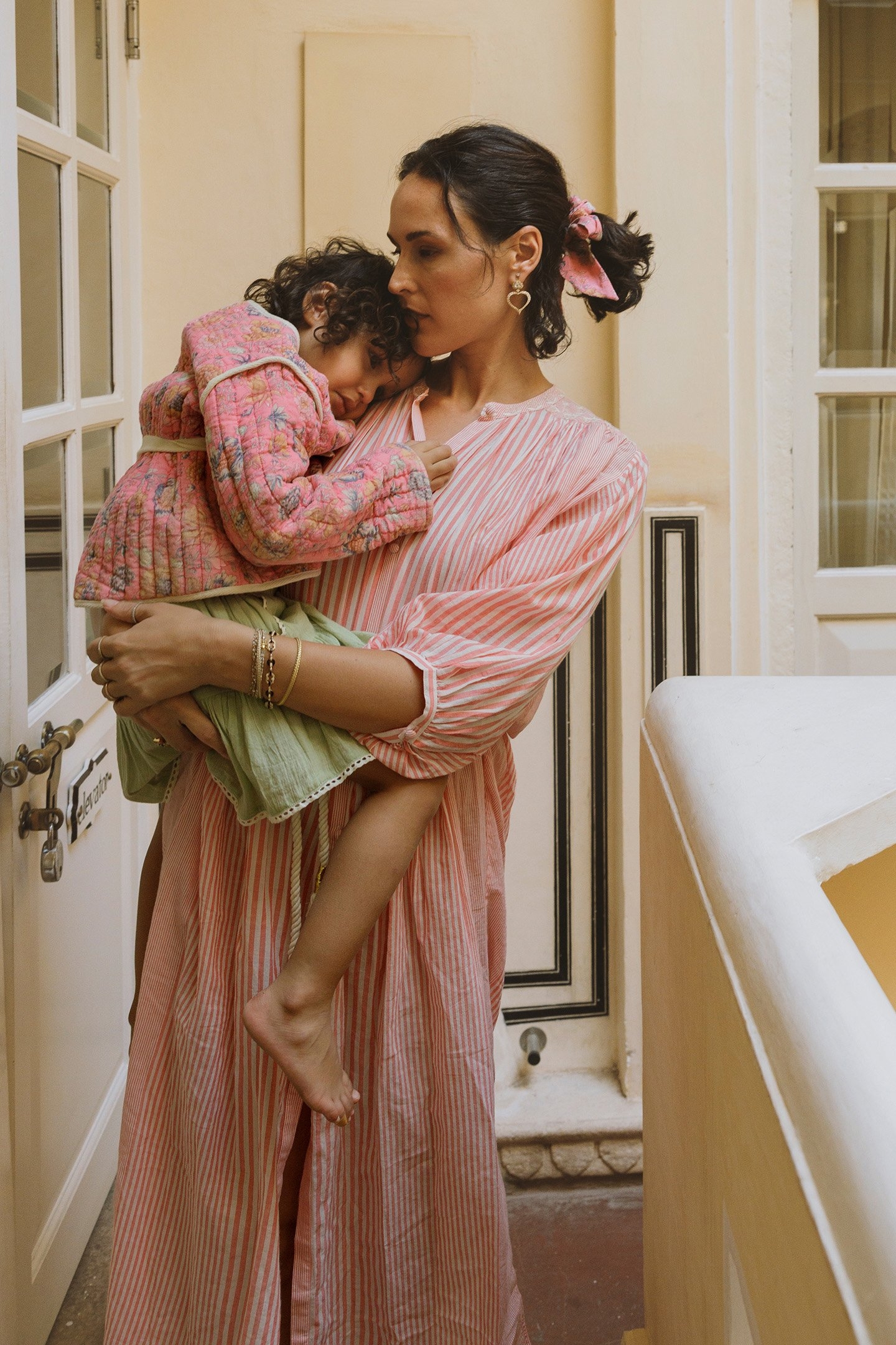 DRESS DEEPALINA STRAWBERRY STRIPES 4