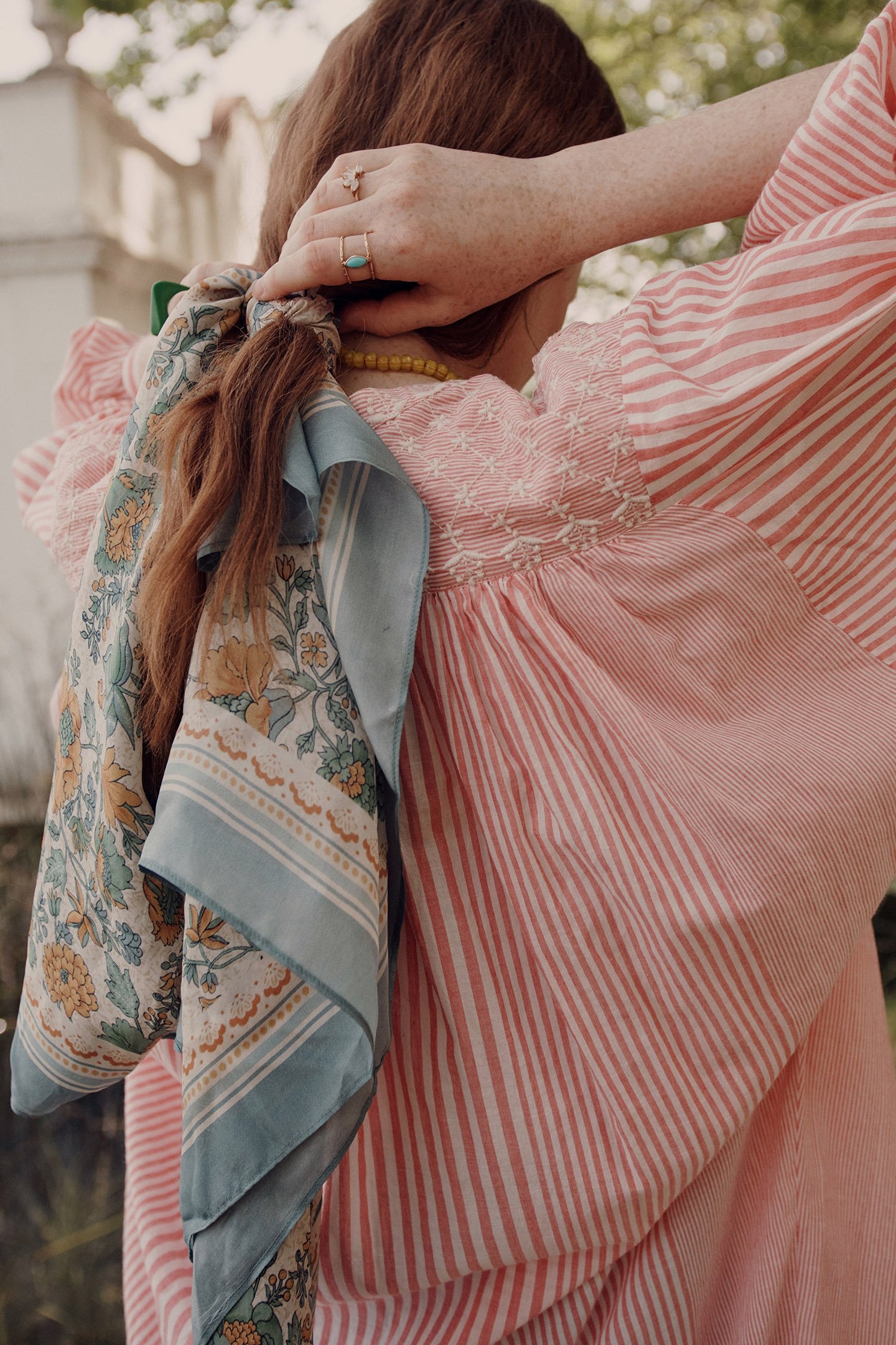 DRESS DEEPALINA STRAWBERRY STRIPES 3