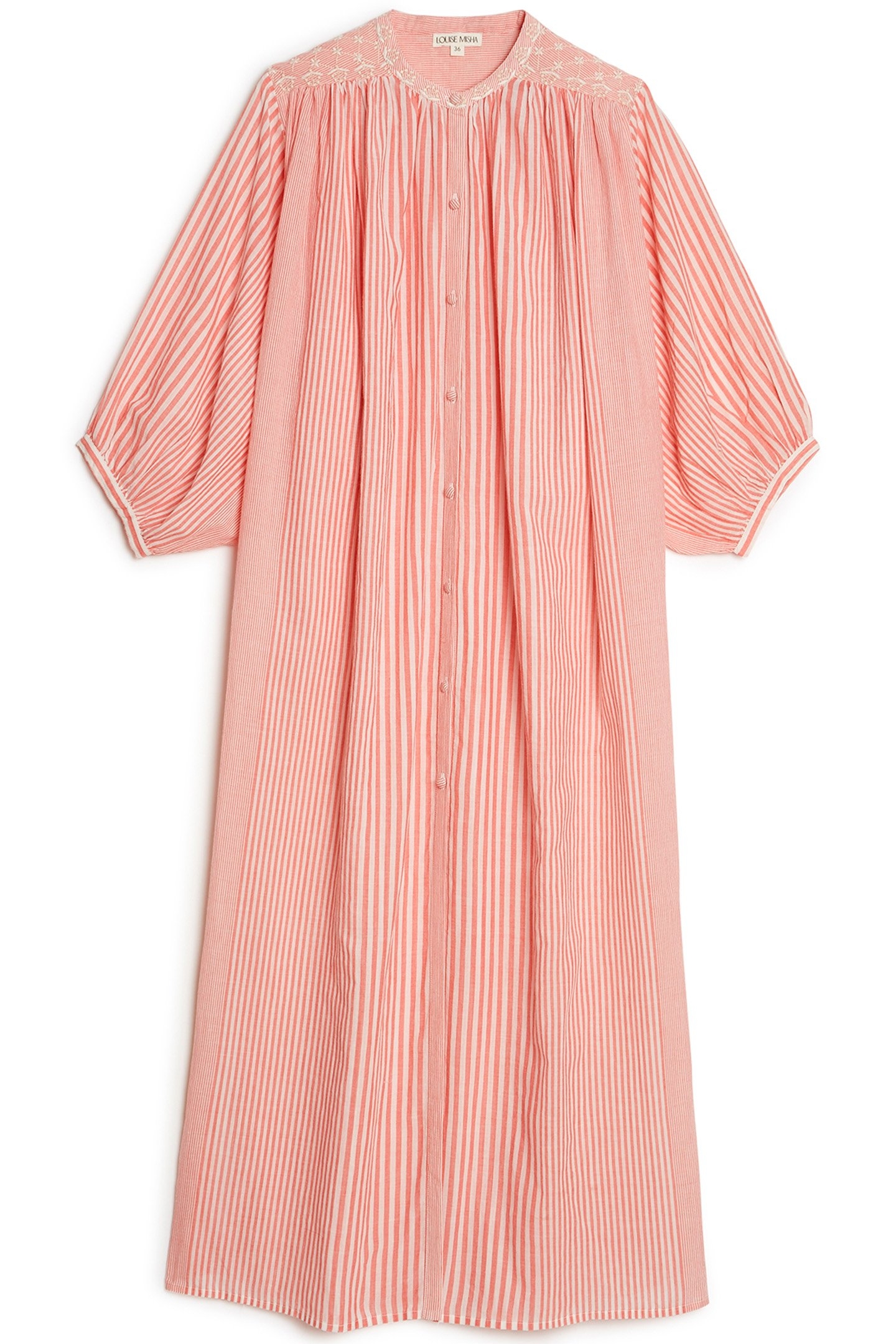 DRESS DEEPALINA STRAWBERRY STRIPES 1