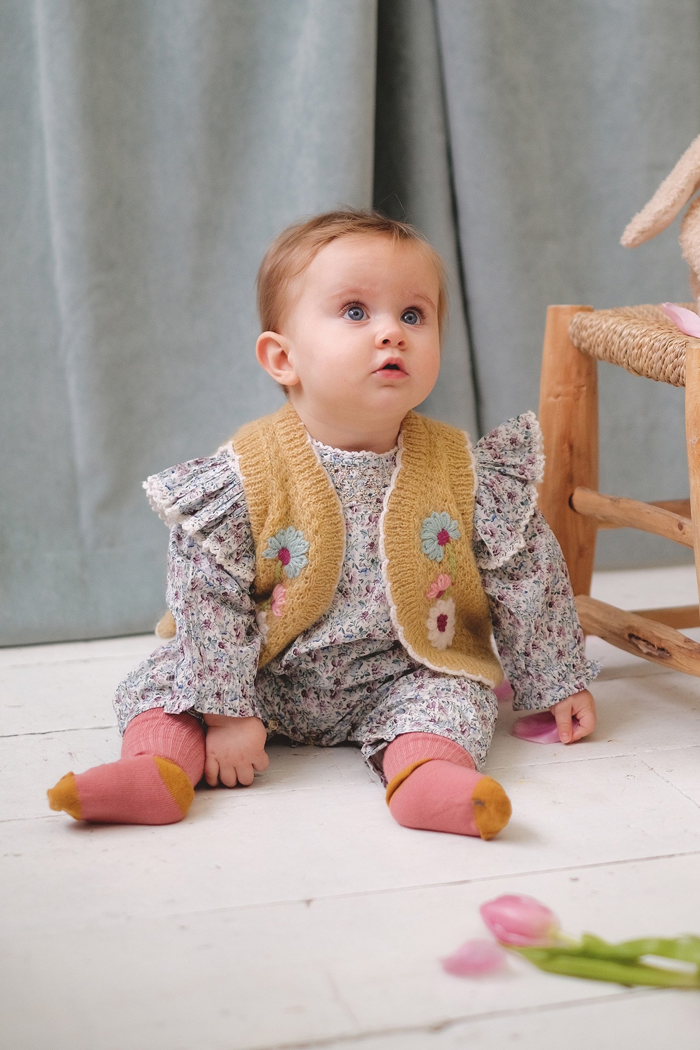 JUMPSUITS OUNISA CREAM RETRO PANSY 2