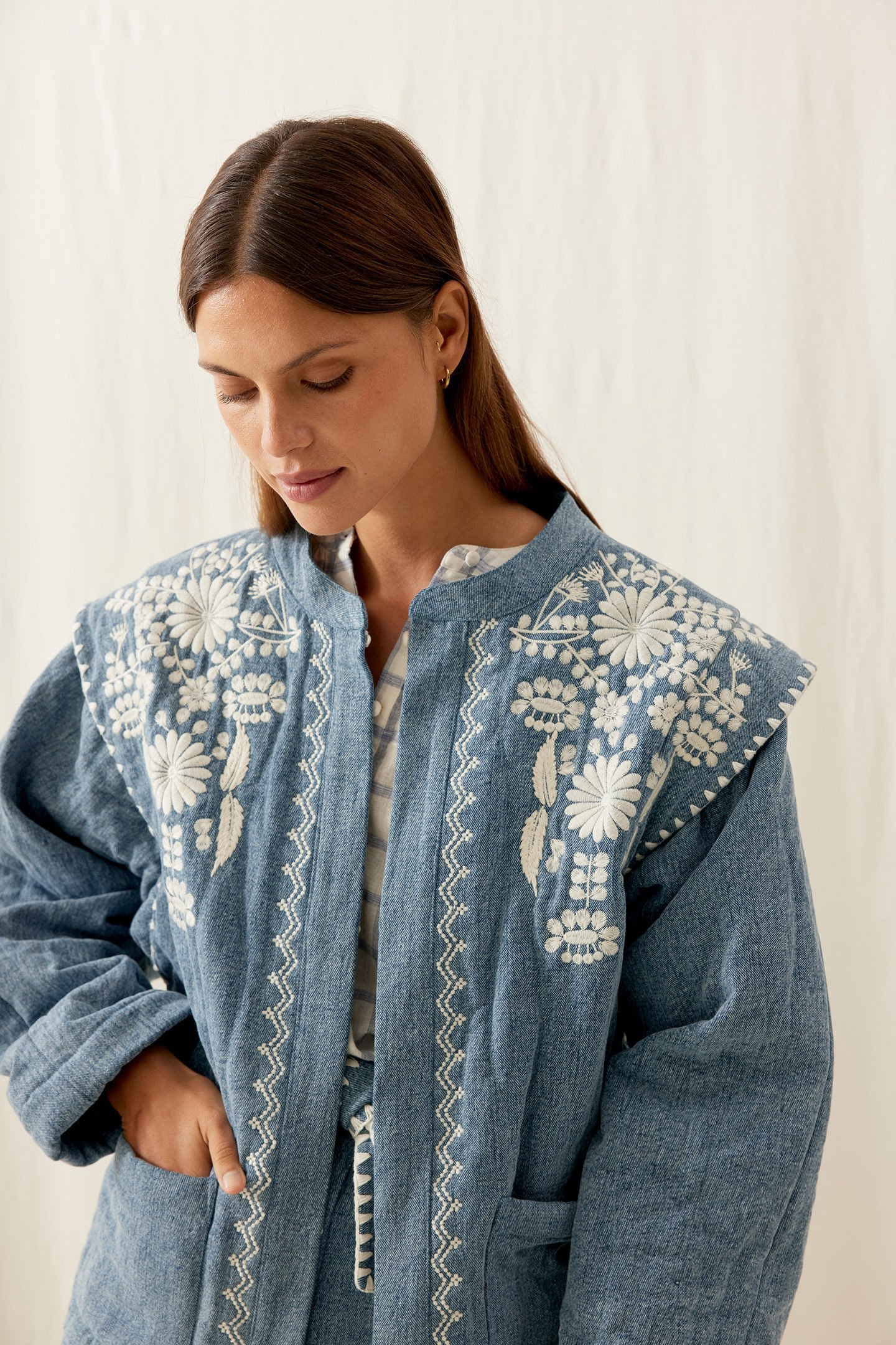 JACKET MAURICE STONE BLUE 3